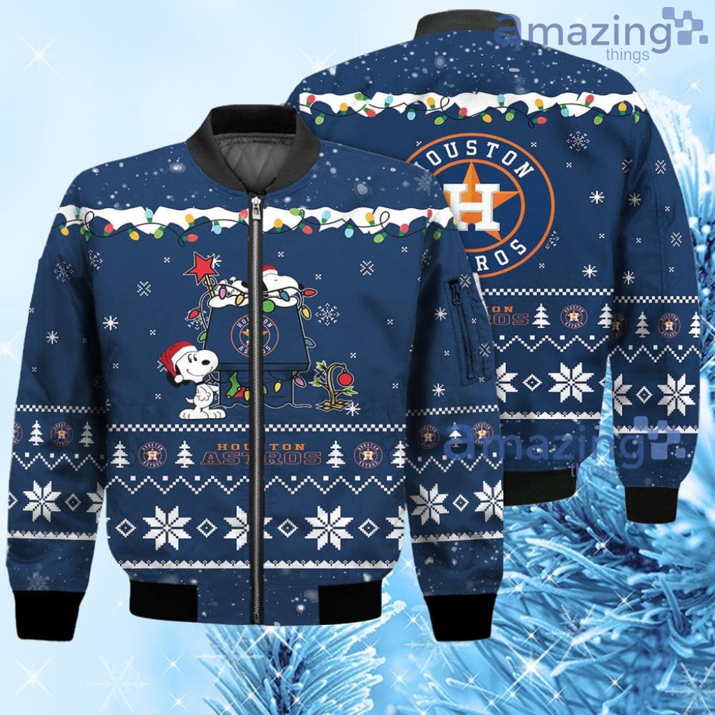 Peanuts Characters Loves Christmas And Houston Astros Shirt