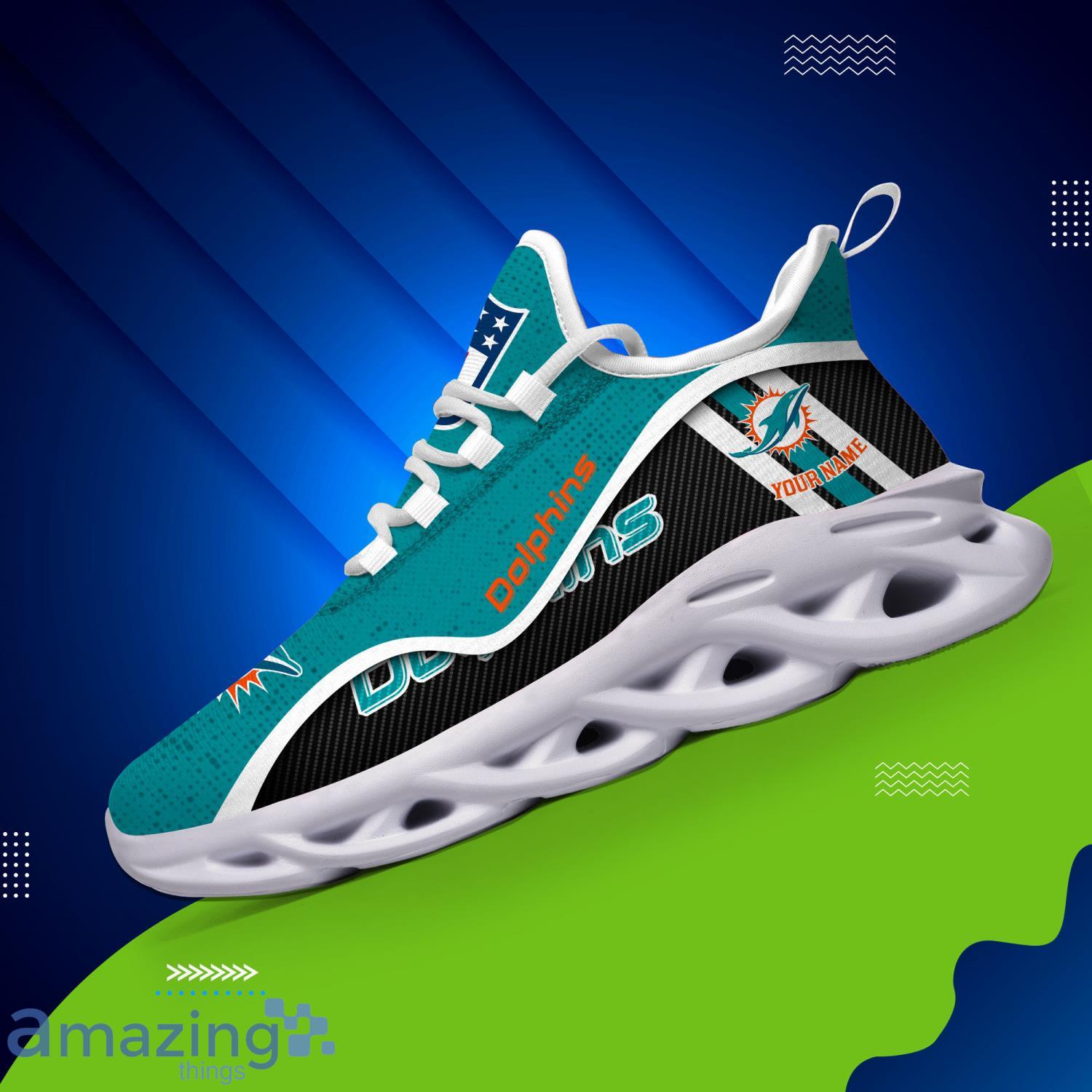 Miami Dolphins style1 Design Max Soul Shoes For Men And Women - Banantees