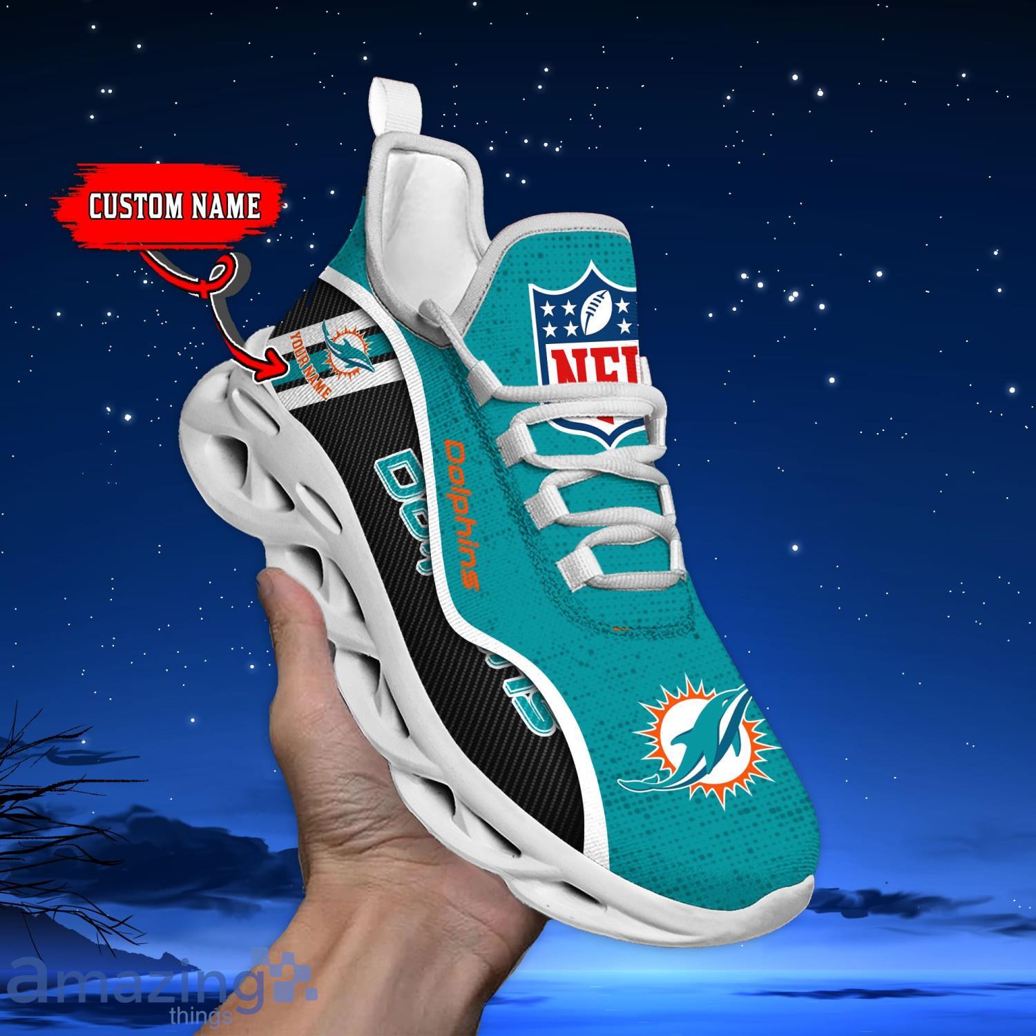 Sneakers  Womens Custom Miami Dolphins Nike Shoes