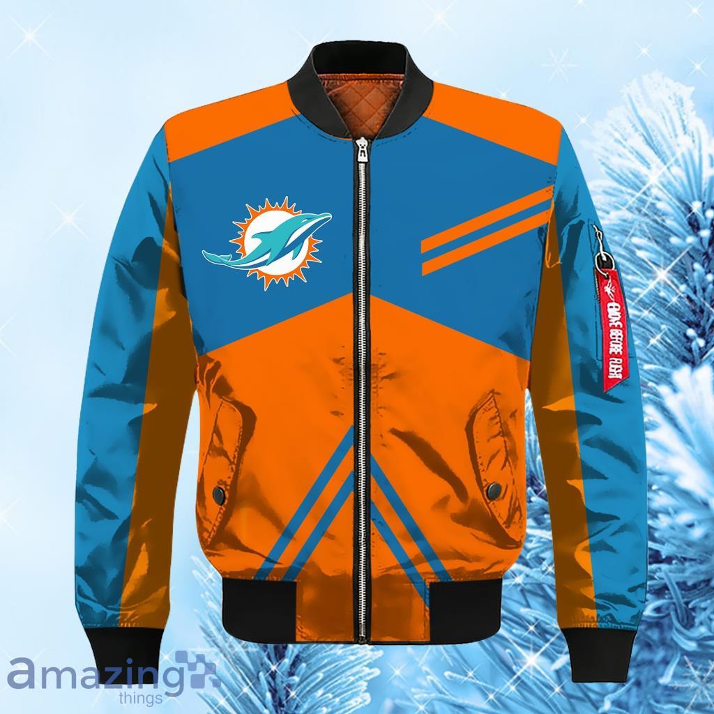 Miami Dolphins Teal Green Bomber Jacket