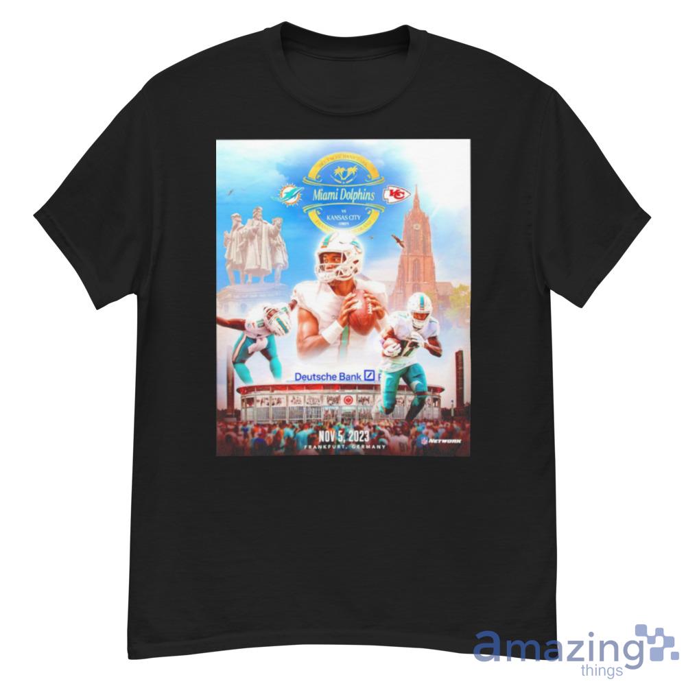 Miami Dolphins Vs Kansas City Were Going To Germany Trending T-Shirt For Men And Women - G500 Men’s Classic T-Shirt