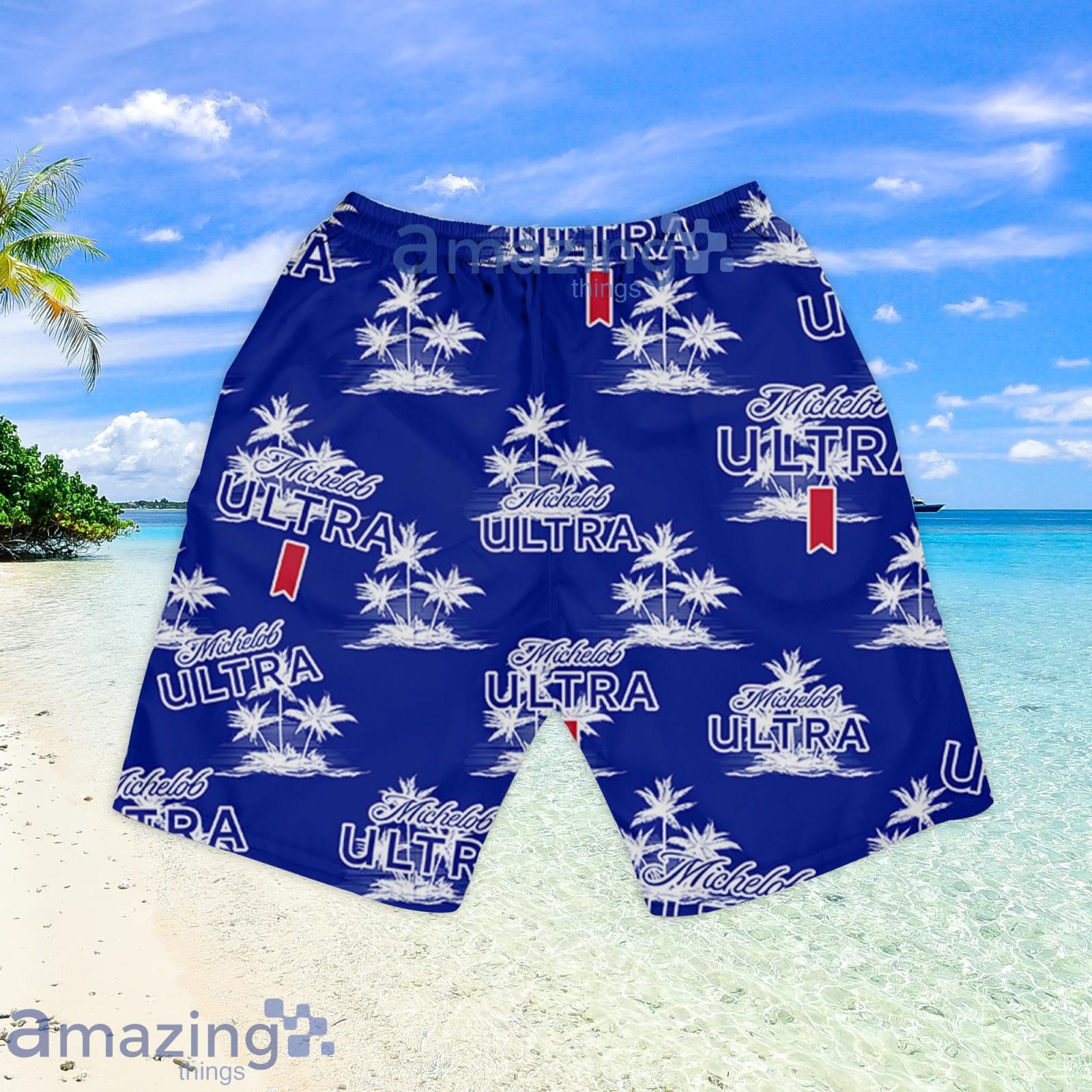 Michelob Ultra Coconut Island Pattern Hawaiian Shirt Summer Gift For Beer Lover image Michelob Ultra Coconut Island Pattern Hawaiian Shirt Summer Gift For Beer Lover Product Photo 5
