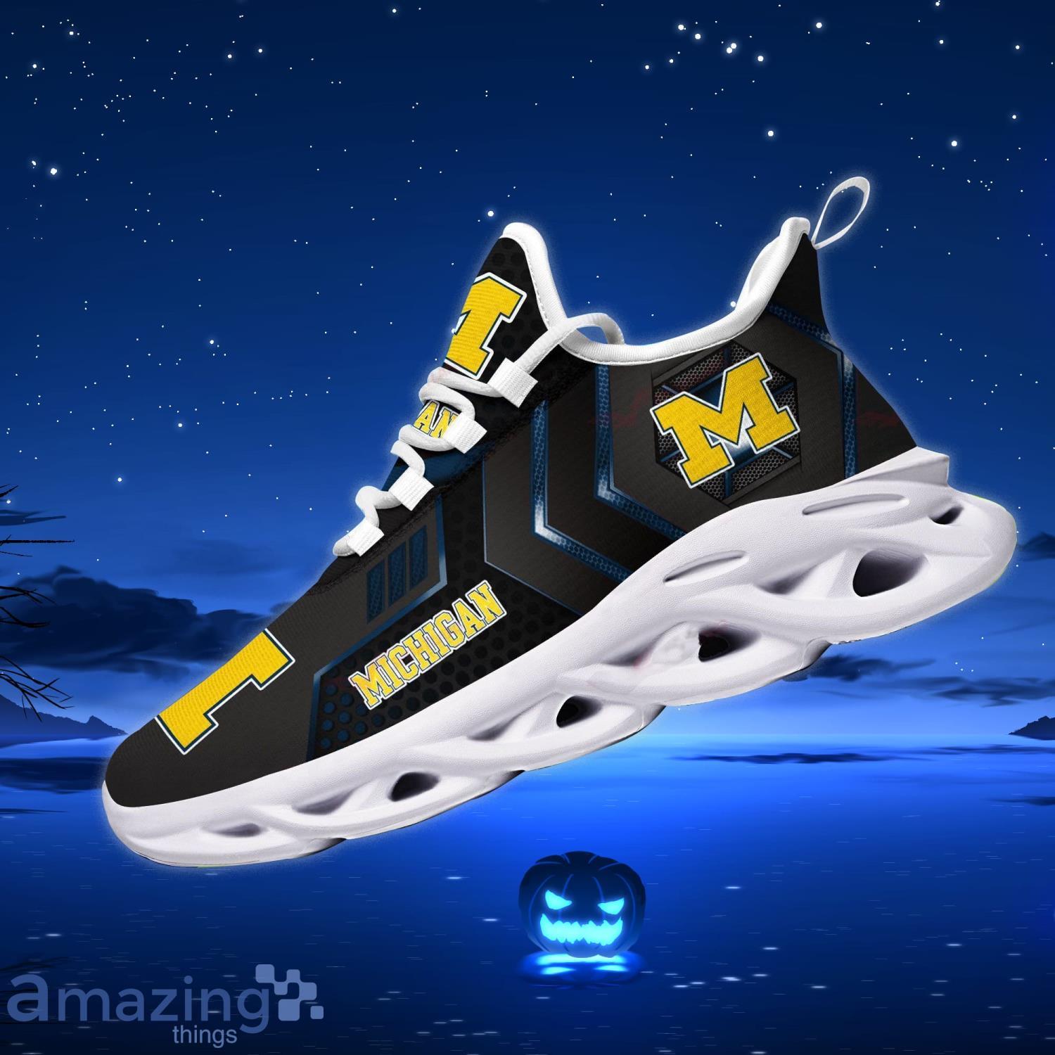 Michigan Wolverines NCAA Sport Fans Sneakers Men And Women Max Soul Shoes Product Photo 1