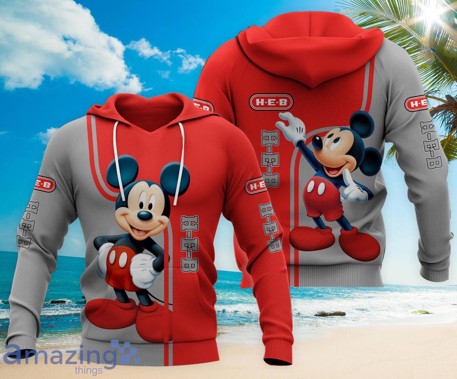 Mickey And H-E-B 3D All Over Printed Hoodie Zip Hoodie Product Photo 1