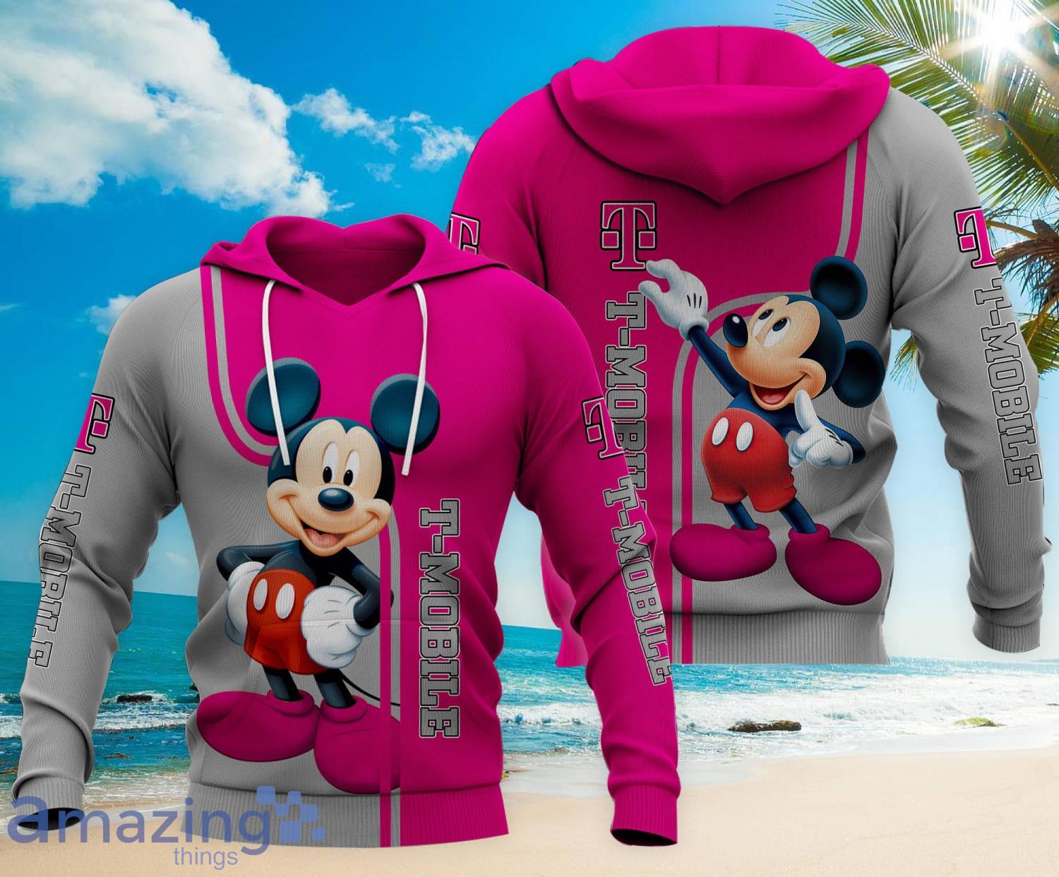Mickey And T-Mobile 3D All Over Printed Hoodie Zip Hoodie Product Photo 1