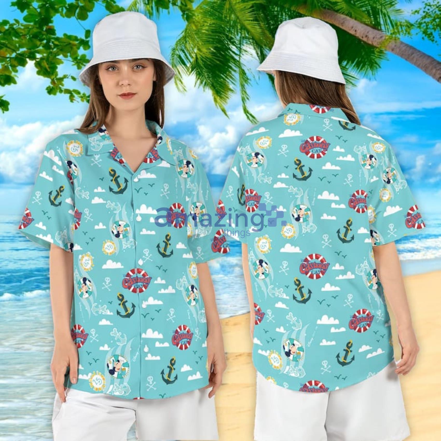 Mickey Cruise Hawaiian Shirt Cruise Line 25th Anniversary Disneyland Summer Aloha Shirt Castaway Cay Button Up Shirt Product Photo 1