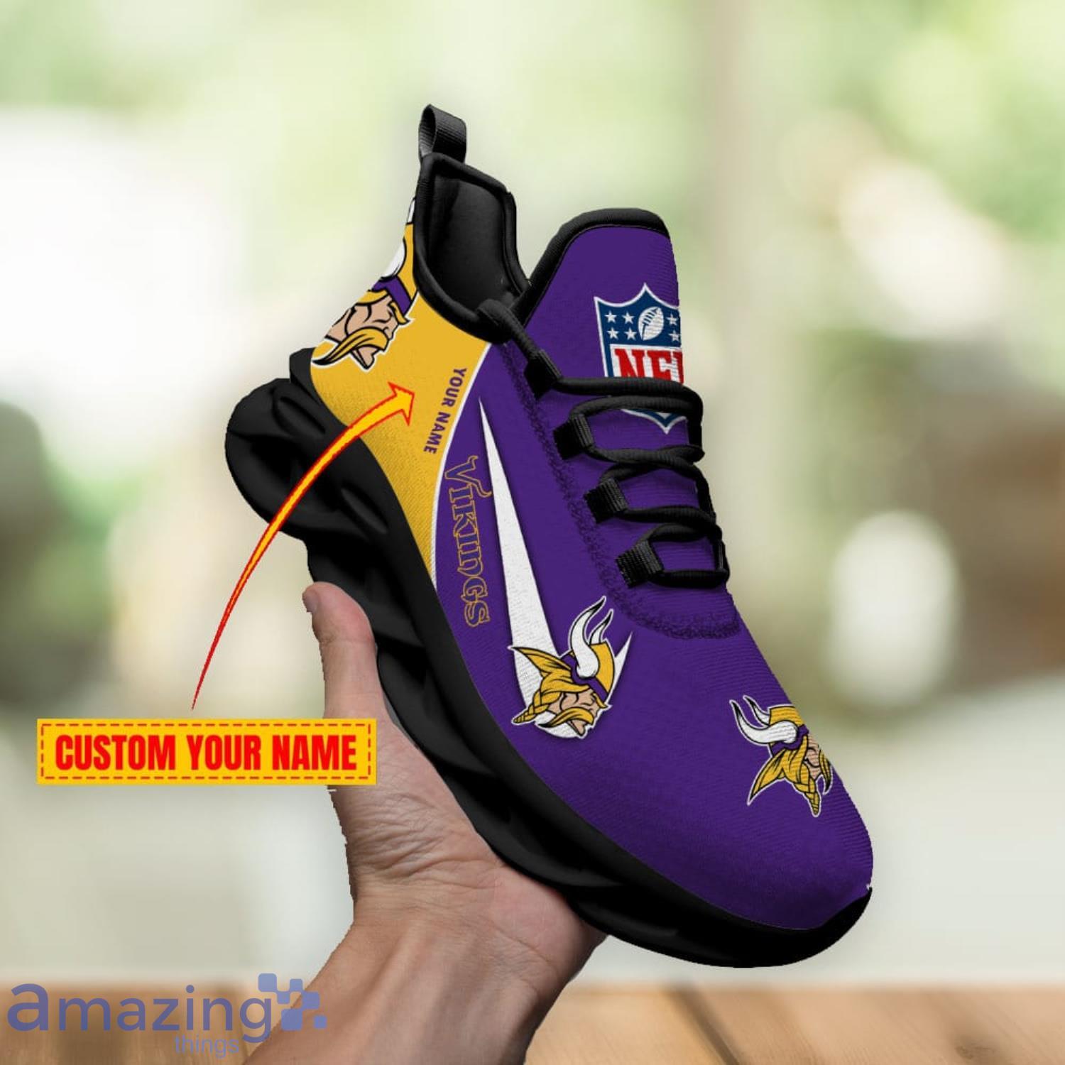 Minnesota vikings max soul shoes american football running sports sneakers  shoes for men women fu in 2023