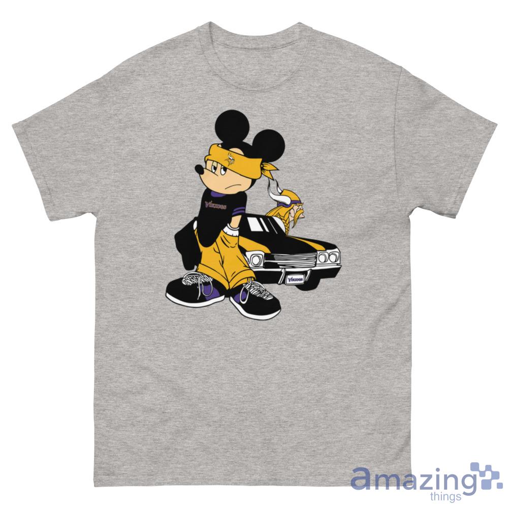 Minnesota Vikings Gangster Mickey Mouse T-Shirt Gift For Fans