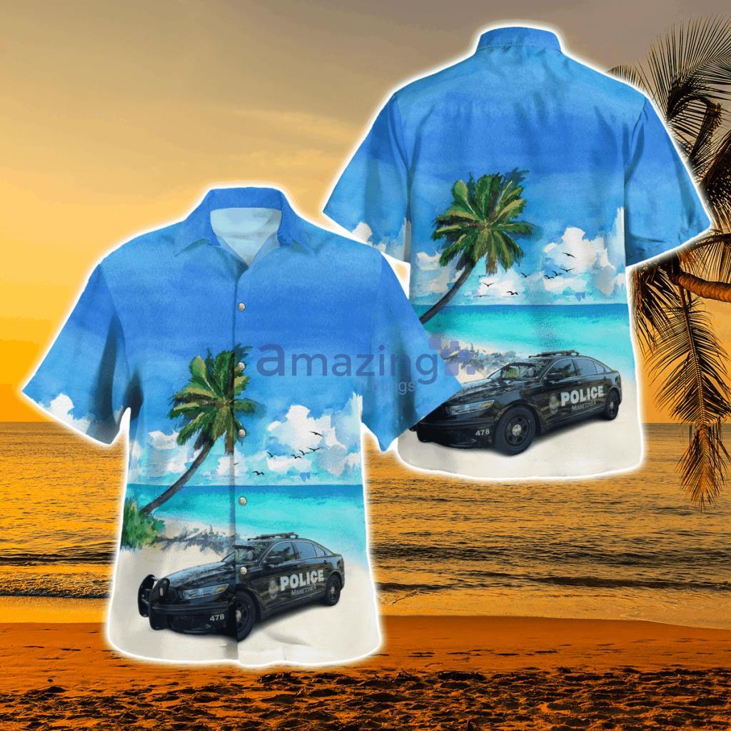 Minnetonka, Minnesota, Minnetonka Police Department Hawaiian Shirt - Minnetonka, Minnesota, Minnetonka Police Department Hawaiian Shirt