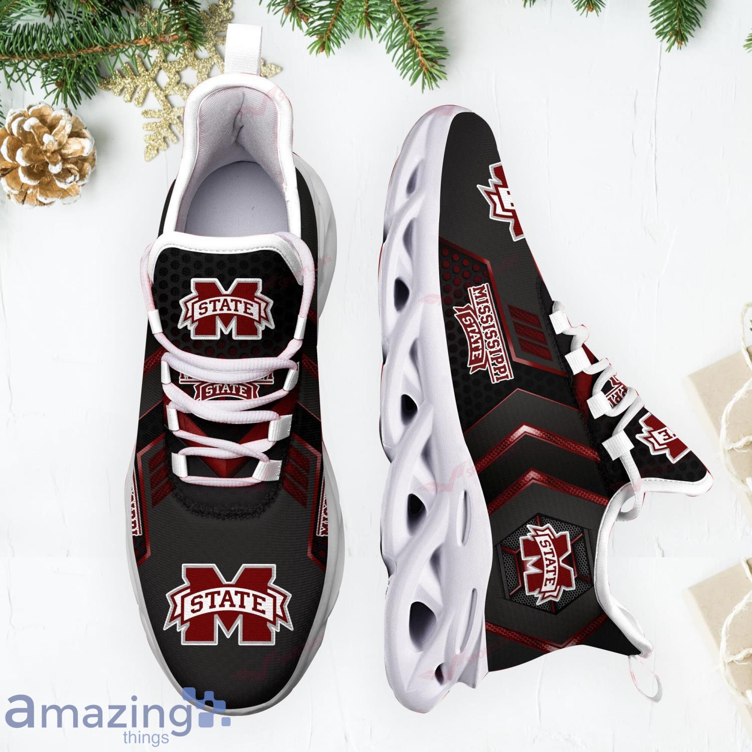 Mississippi State Bulldogs NCAA Sport Fans Sneakers Men And Women Max Soul Shoes image Mississippi State Bulldogs NCAA Sport Fans Sneakers Men And Women Max Soul Shoes Product Photo 2