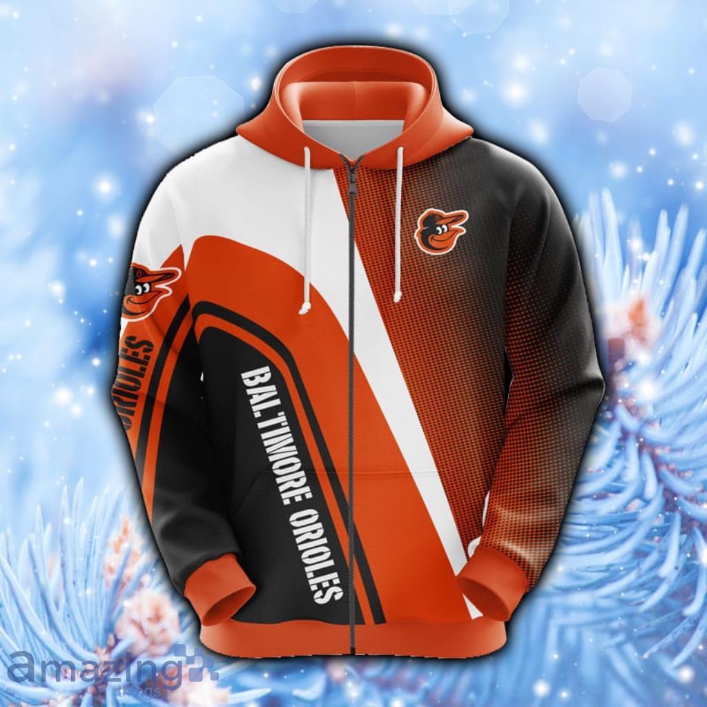 MLB Baltimore Orioles Camouflage Skull Unisex Hoodie, Zip  Hoodie 3D All Over Print - 1