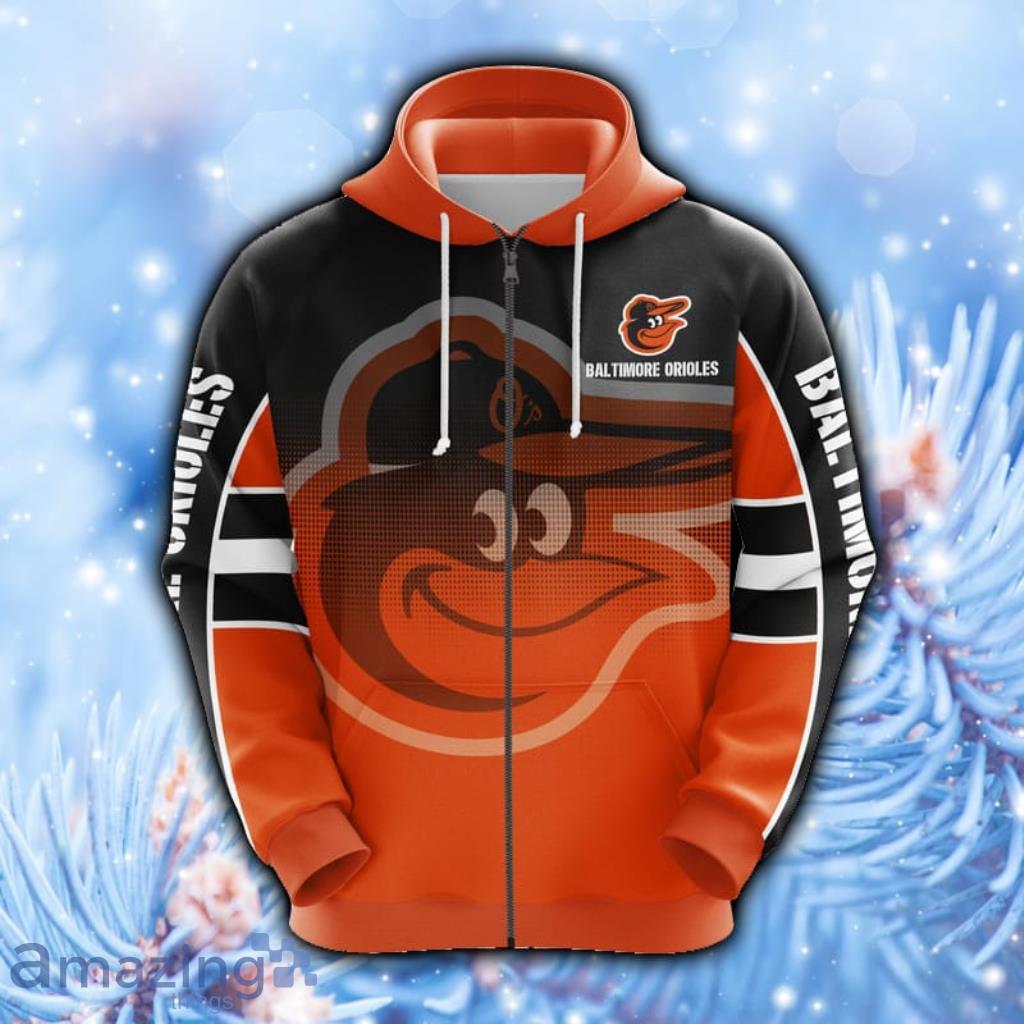 MLB Baltimore Orioles Unisex Hoodie, Zip  Hoodie 3D All Over Print - 1