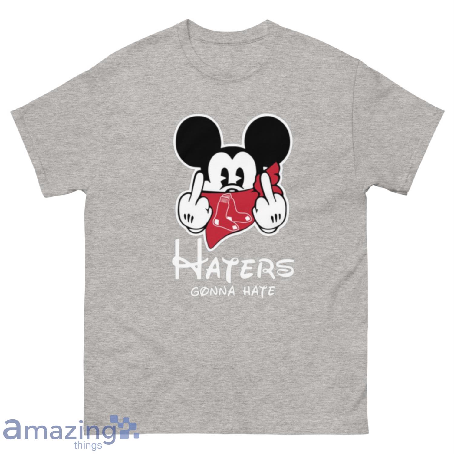 MLB Boston Red Sox Haters Gonna Hate Mickey Mouse Disney Baseball