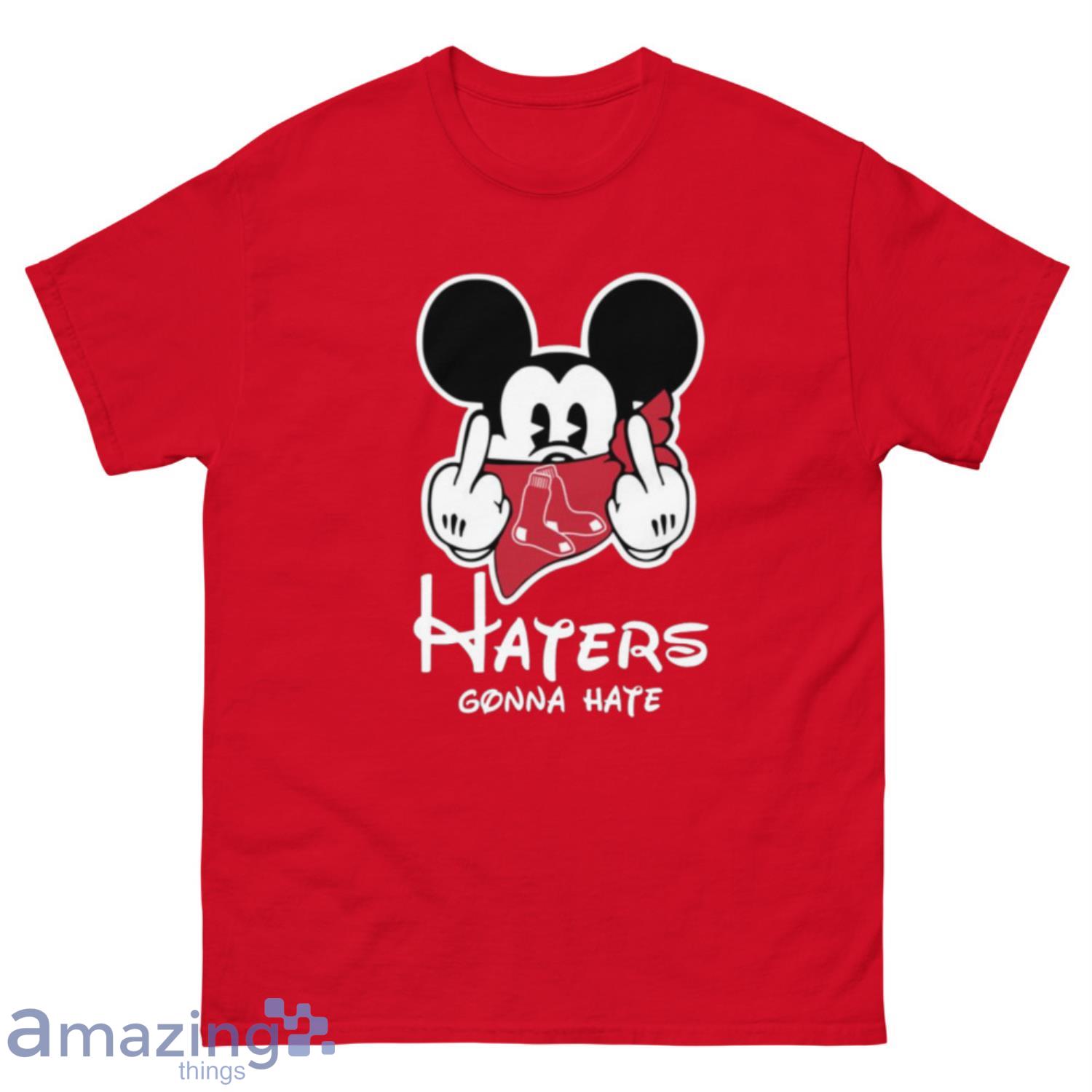 MLB Boston Red Sox Haters Gonna Hate Mickey Mouse Disney Baseball T Shirt -  Rookbrand
