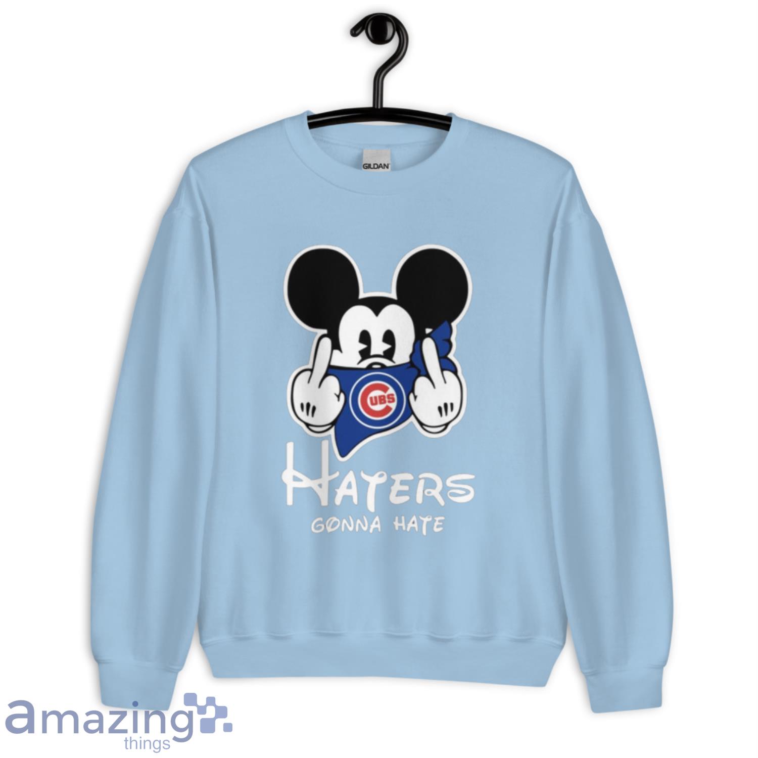 MLB Chicago Cubs Haters Gonna Hate Mickey Mouse Disney Baseball T