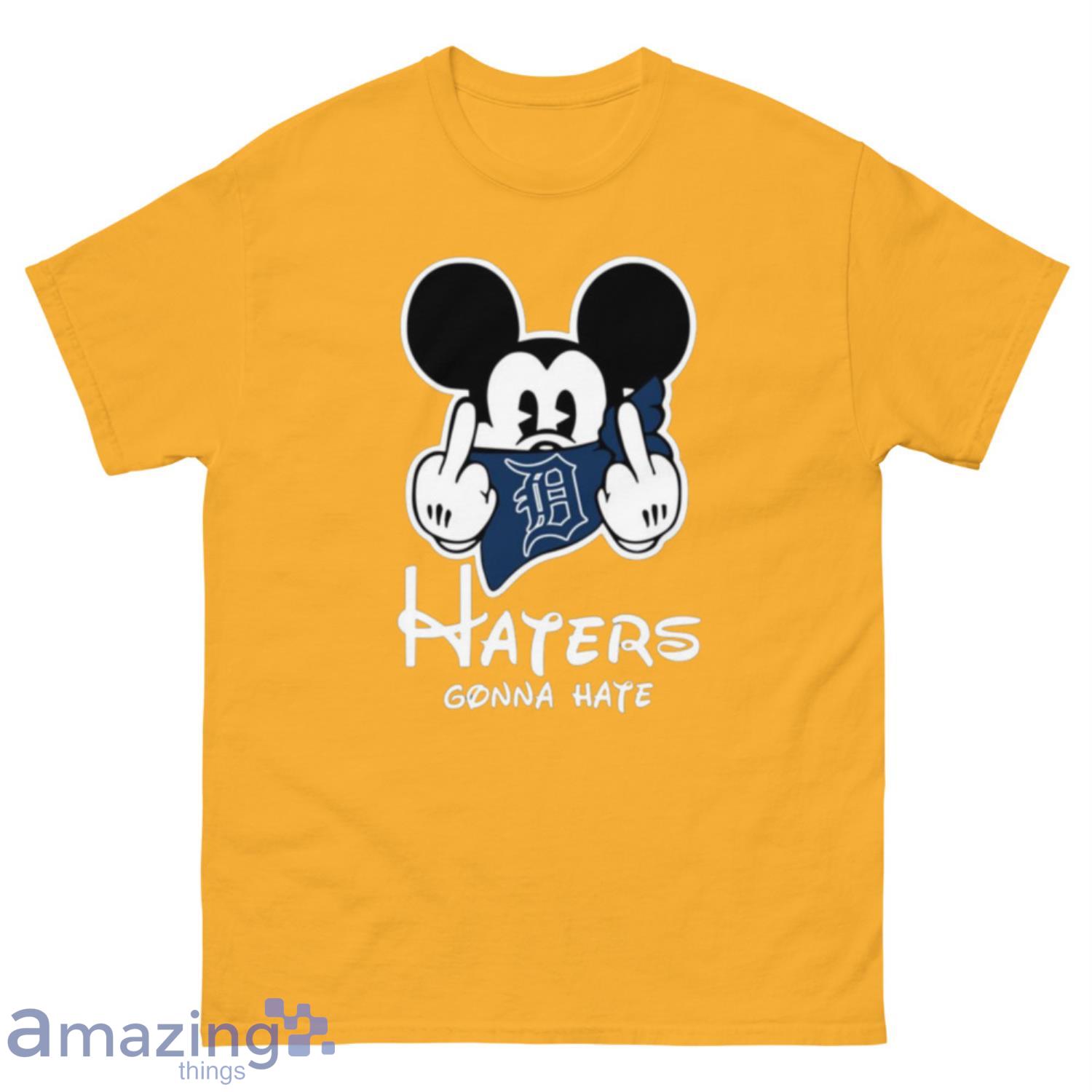 MLB Detroit Tigers Gonna Hate Mickey Mouse Disney Baseball T-Shirt Sweatshirt  Hoodie