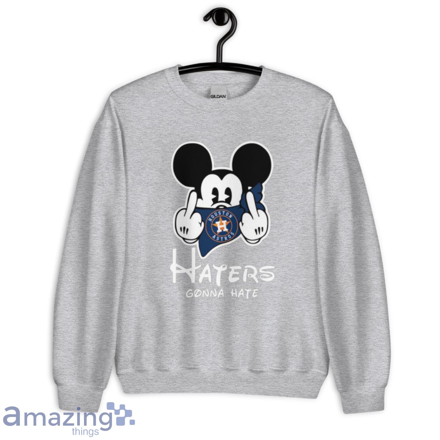 MLB Houston Astros Haters Gonna Hate Mickey Mouse Disney Baseball T  Shirt_000 Youth T-Shirt