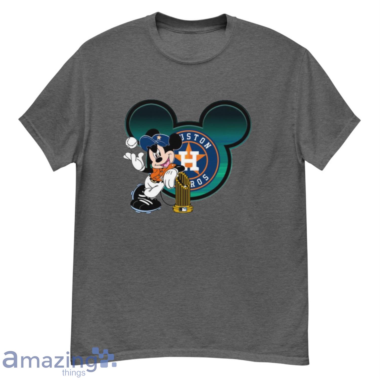 MLB Houston Astros The Commissioner’s Trophy Mickey Mouse Disney Shirt - G500 Men’s Classic T-Shirt