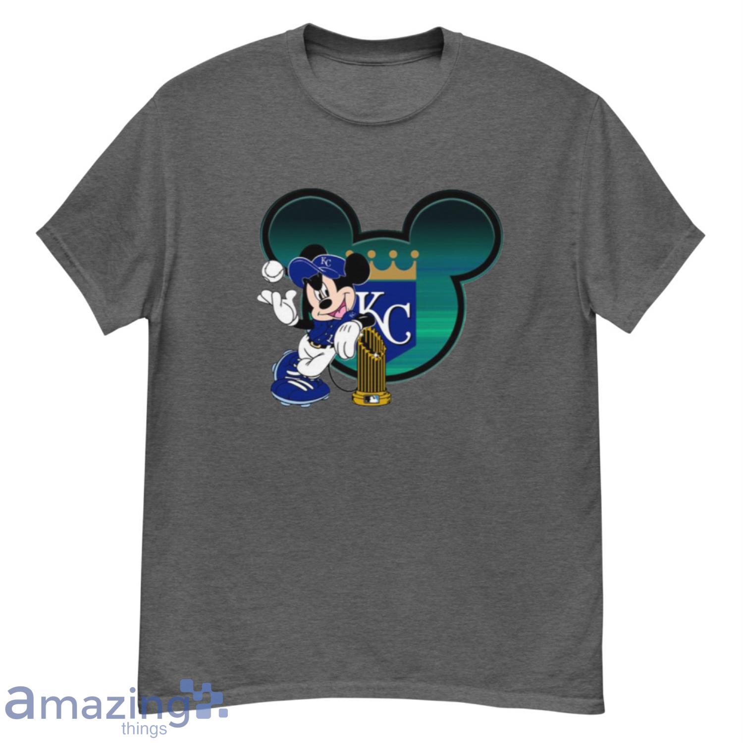 MLB Kansas City Royals The Commissioner’s Trophy Mickey Mouse Disney Shirt - G500 Men’s Classic T-Shirt