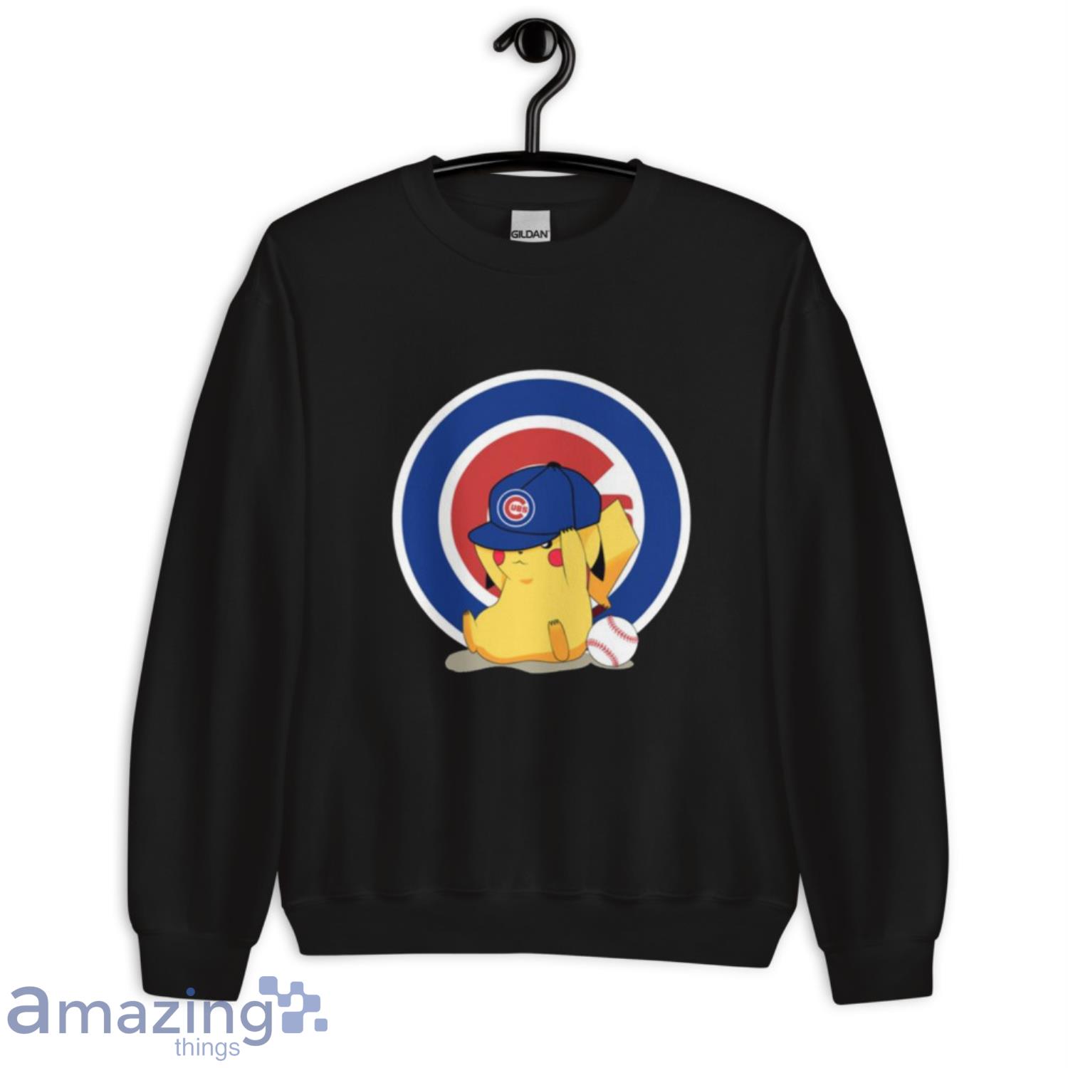 MLB Pikachu Baseball Sports Chicago Cubs T Shirt