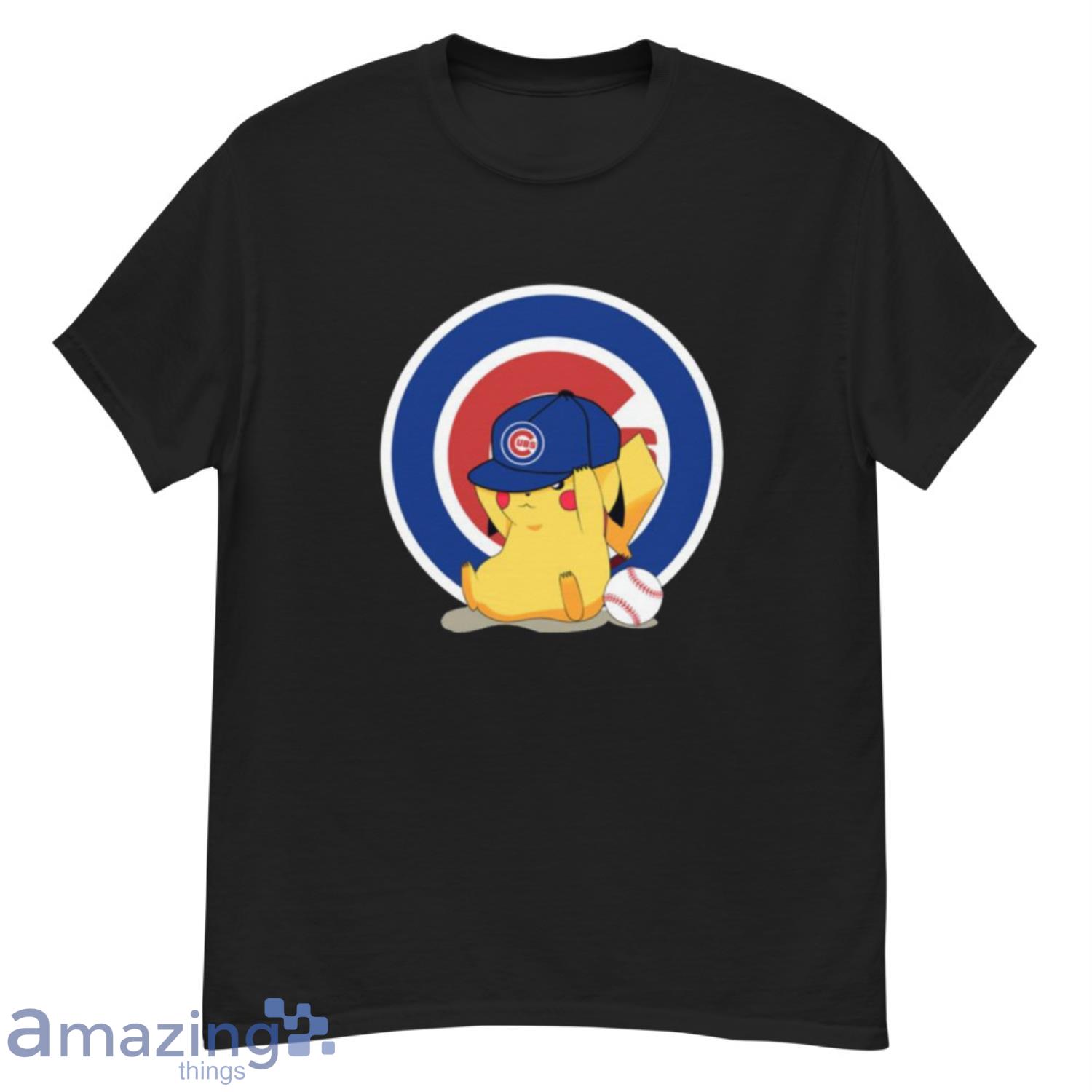 MLB Pikachu Baseball Sports Chicago Cubs Tank Top