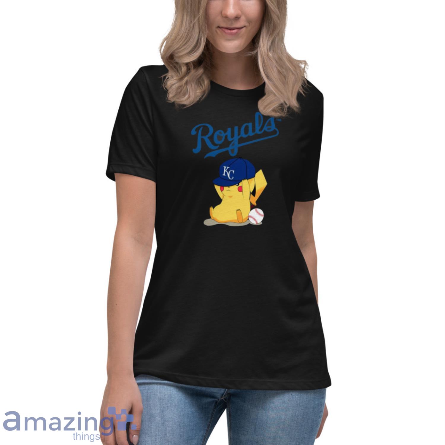 MLB Pikachu Baseball Sports Kansas City Royals T Shirt