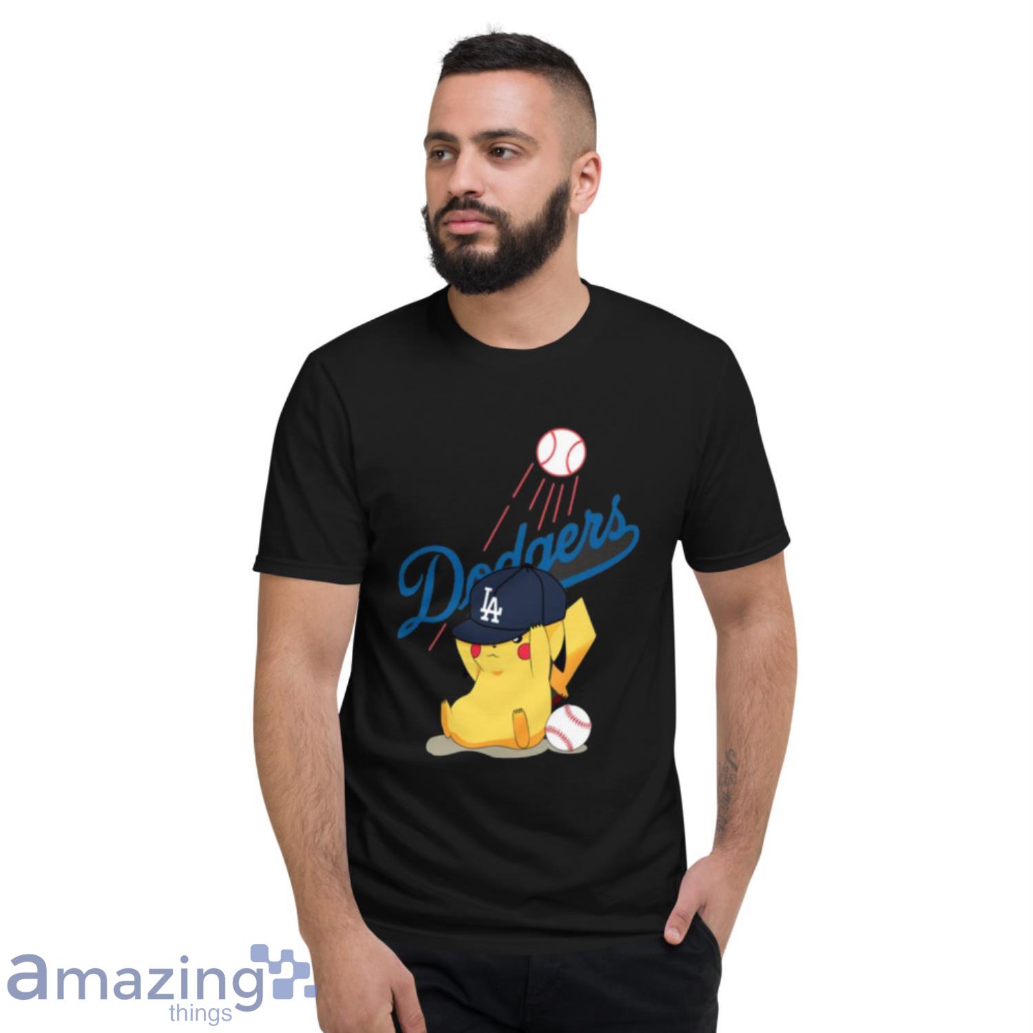 MLB Pikachu Baseball Sports Los Angeles Dodgers Youth T-Shirt