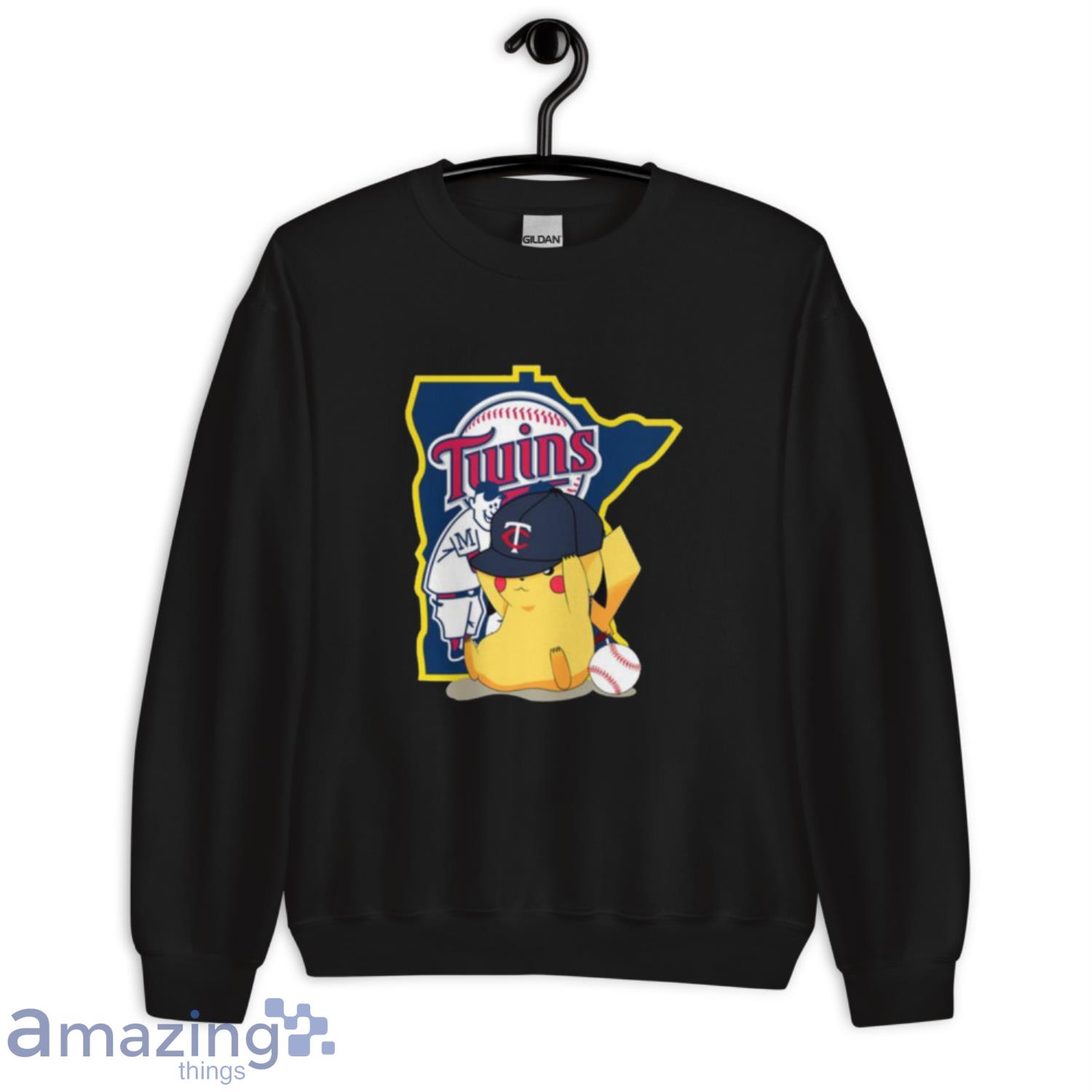 MLB Pikachu Baseball Sports Minnesota Twins T Shirt