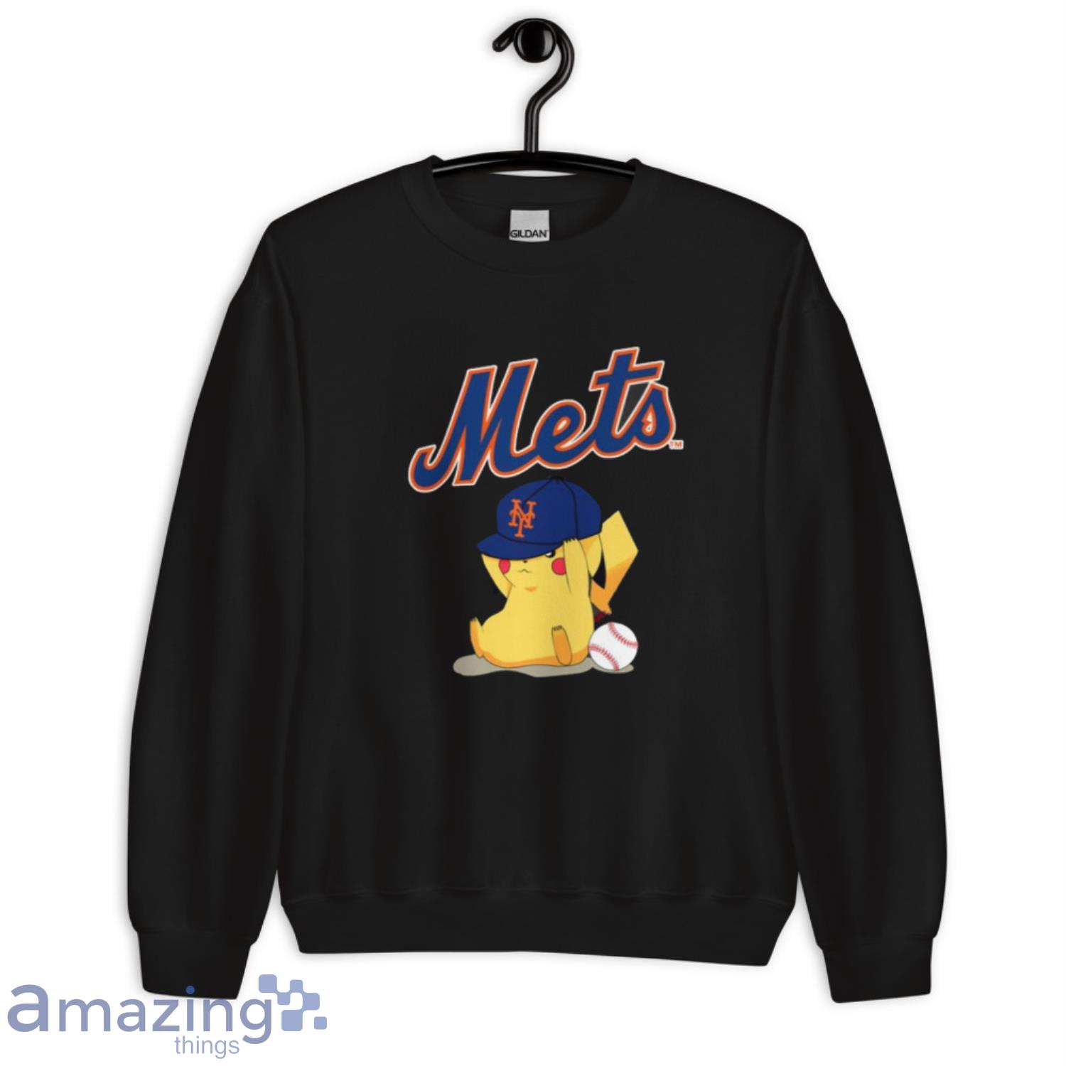 MLB Pikachu Baseball Sports New York Mets T Shirt