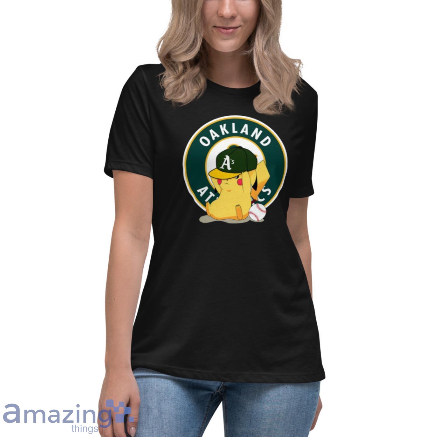 MLB Pikachu Baseball Sports Oakland Athletics T Shirt