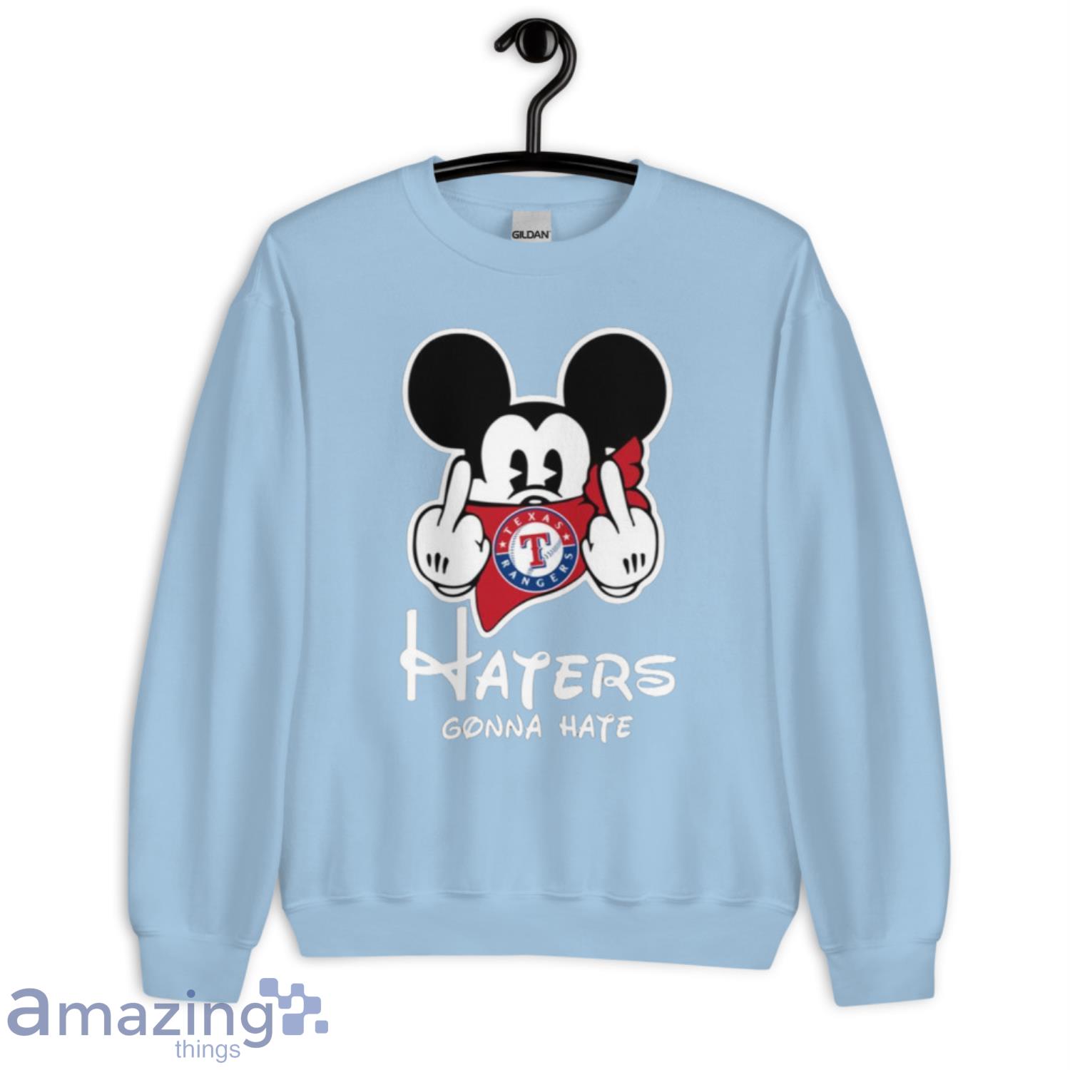 Texas Rangers Mickey Mouse Full Print 3D Hoodie Zipper Men Women - T-shirts  Low Price