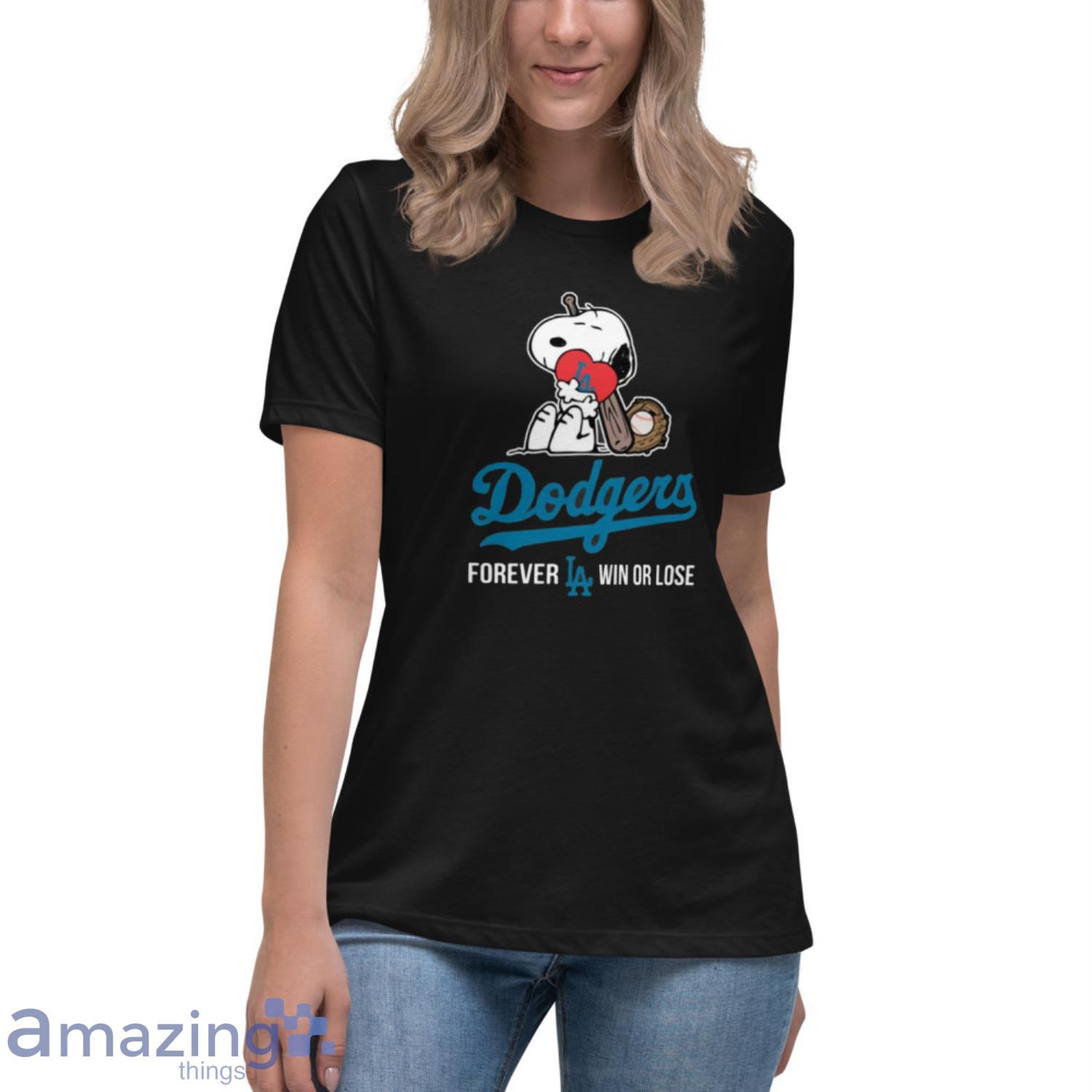 MLB Baseball Los Angeles Dodgers Snoopy The Peanuts Movie Shirt Hoodie