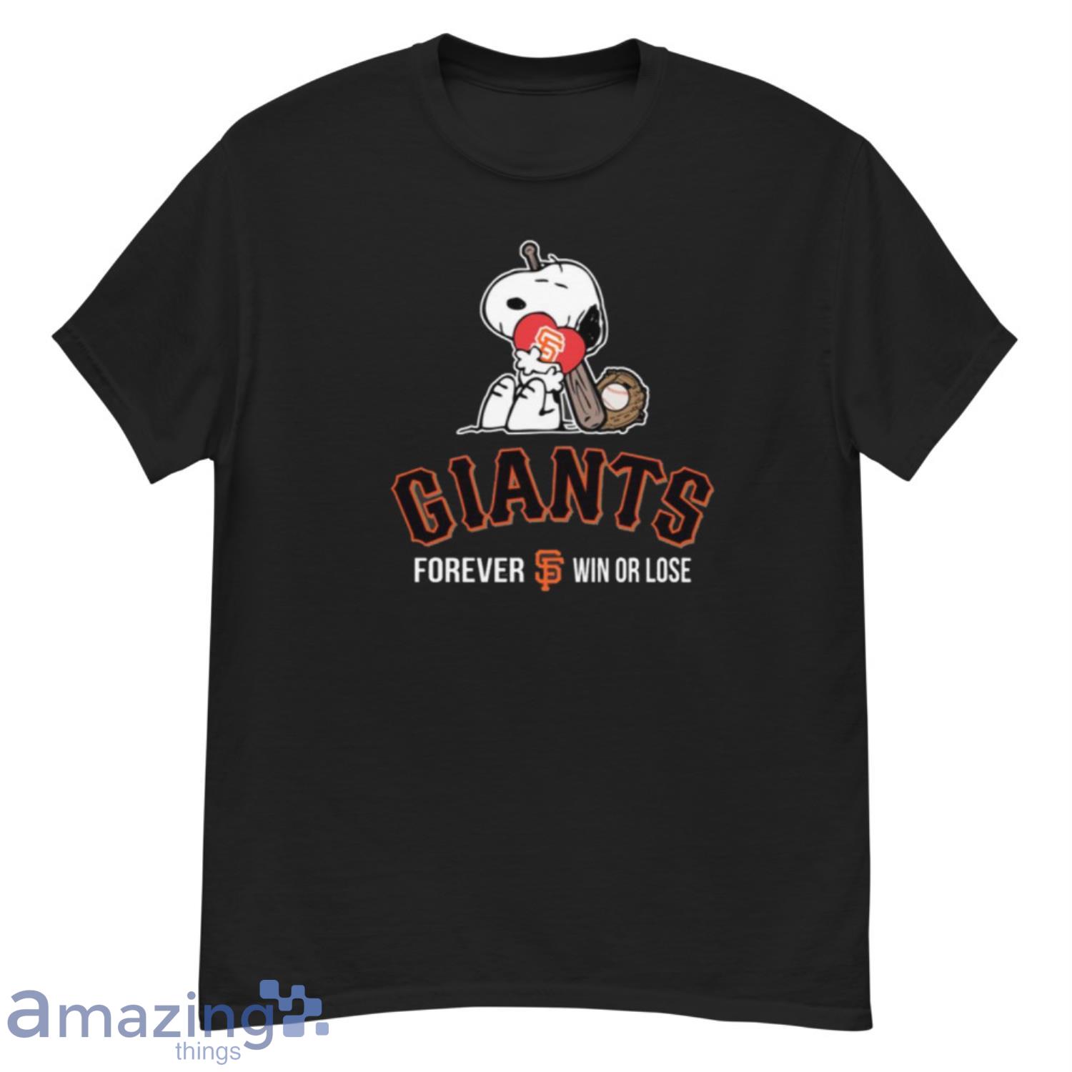 MLB The Peanuts Movie Snoopy Forever Win Or Lose Baseball San Francisco Giants T Shirt - G500 Men’s Classic T-Shirt MLB The Peanuts Movie Snoopy Forever Win Or Lose Baseball San Francisco Giants T Shirt - G500 Men’s Classic T-Shirt