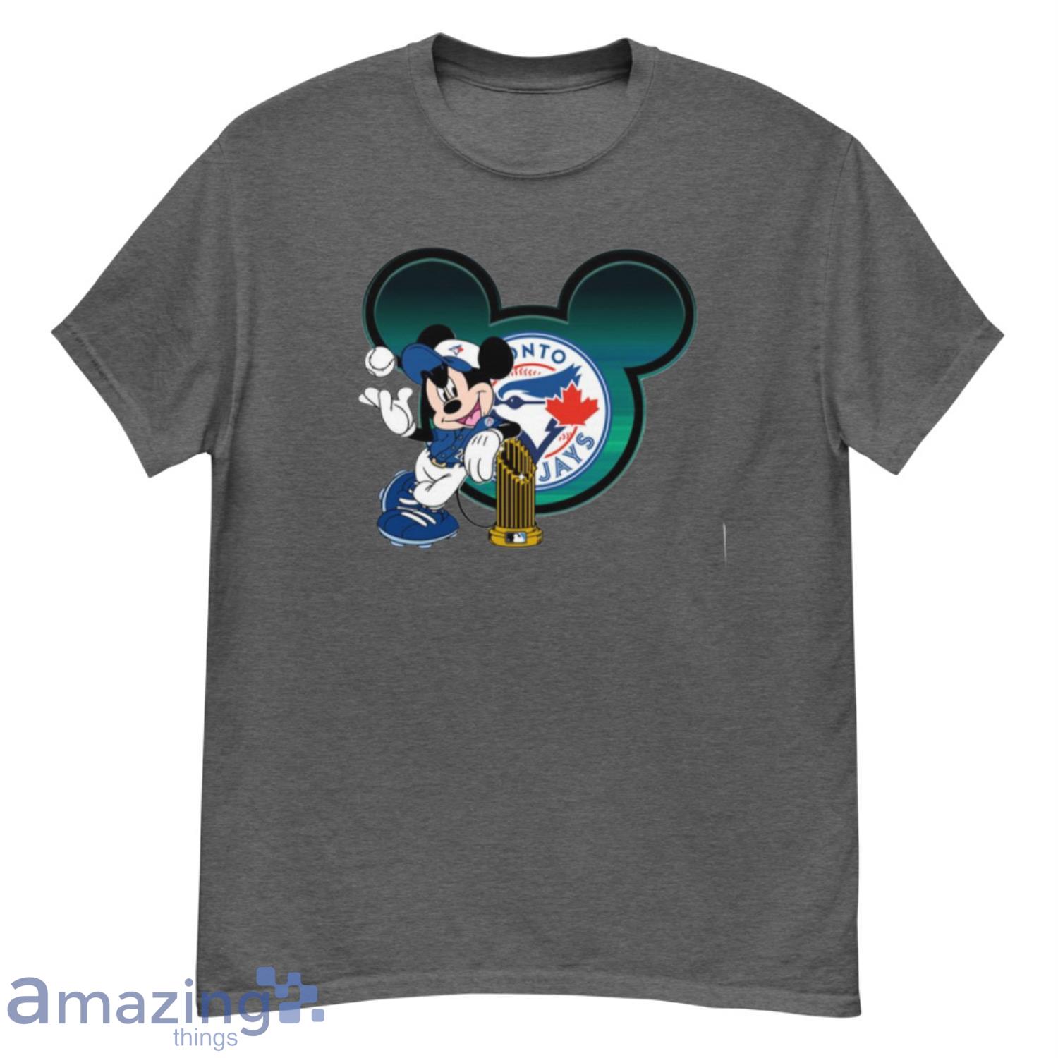 MLB Toronto Blue Jays The Commissioner’s Trophy Mickey Mouse Disney Shirt - G500 Men’s Classic T-Shirt