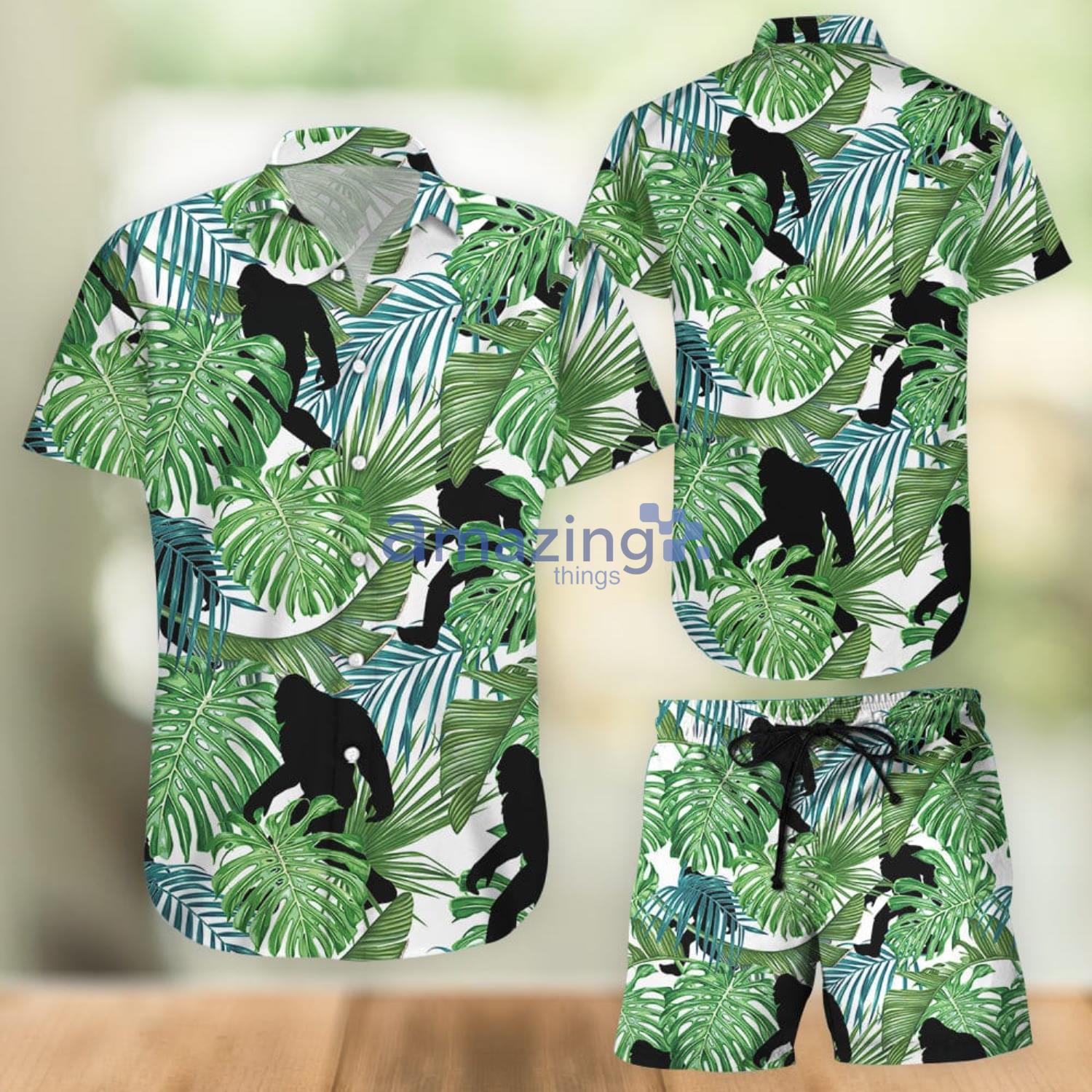 Monster Aloha Combo Hawaiian Shirt And Shorts Gift For Summer Vacation Product Photo 1