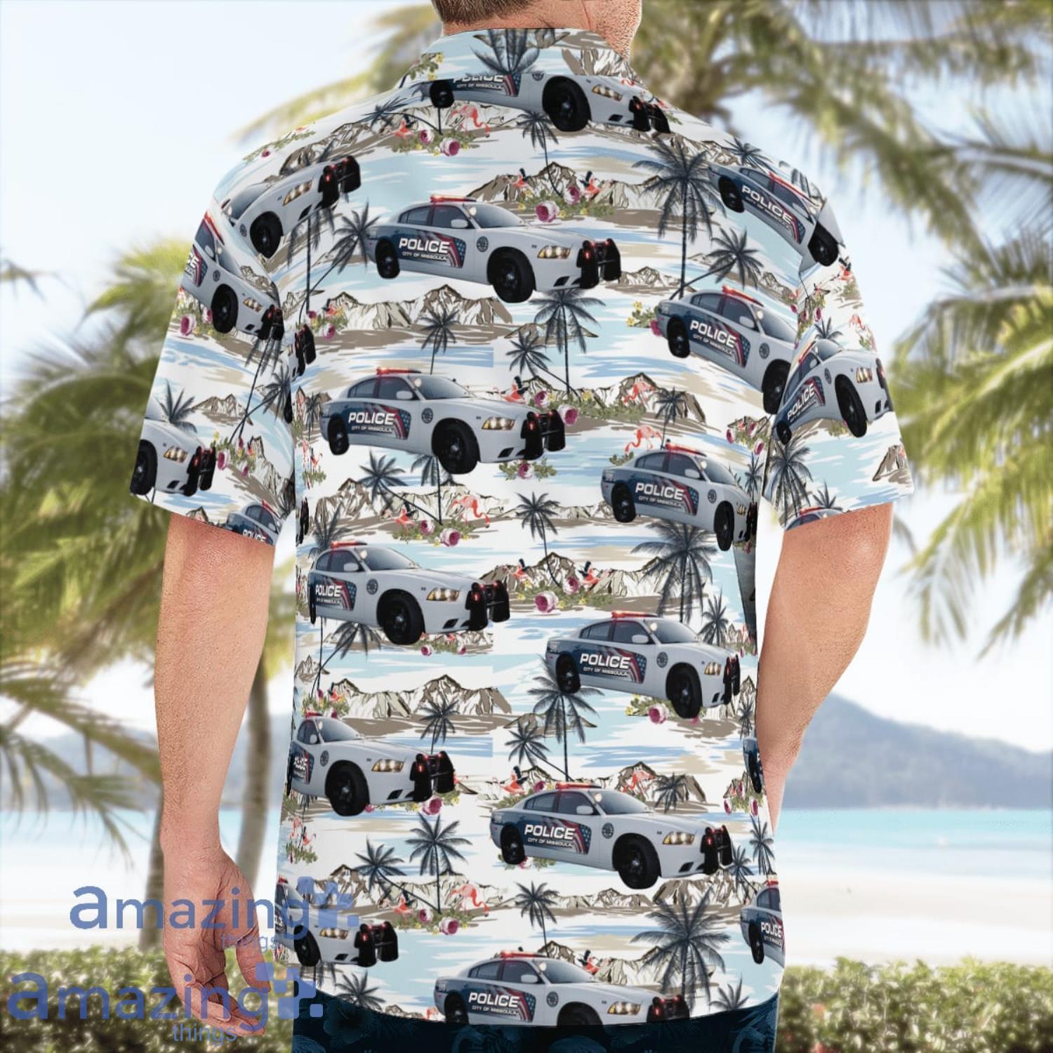 Montana Missoula Police Department Aloha Short Sleeve Hawaiian Shirt Summer Gift Product Photo 1