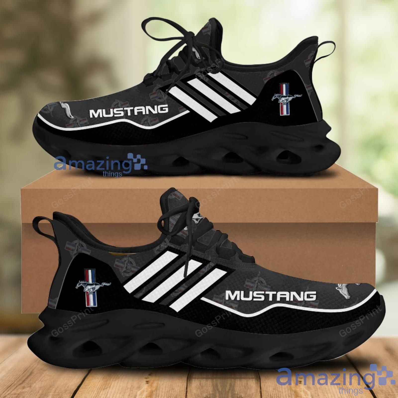 Mustang Car Black Chunky Running Sneakers Max Soul Shoes Sport Gift For Men And Women Product Photo 1 Mustang Car Black Chunky Running Sneakers Max Soul Shoes Sport Gift For Men And Women Product Photo 1