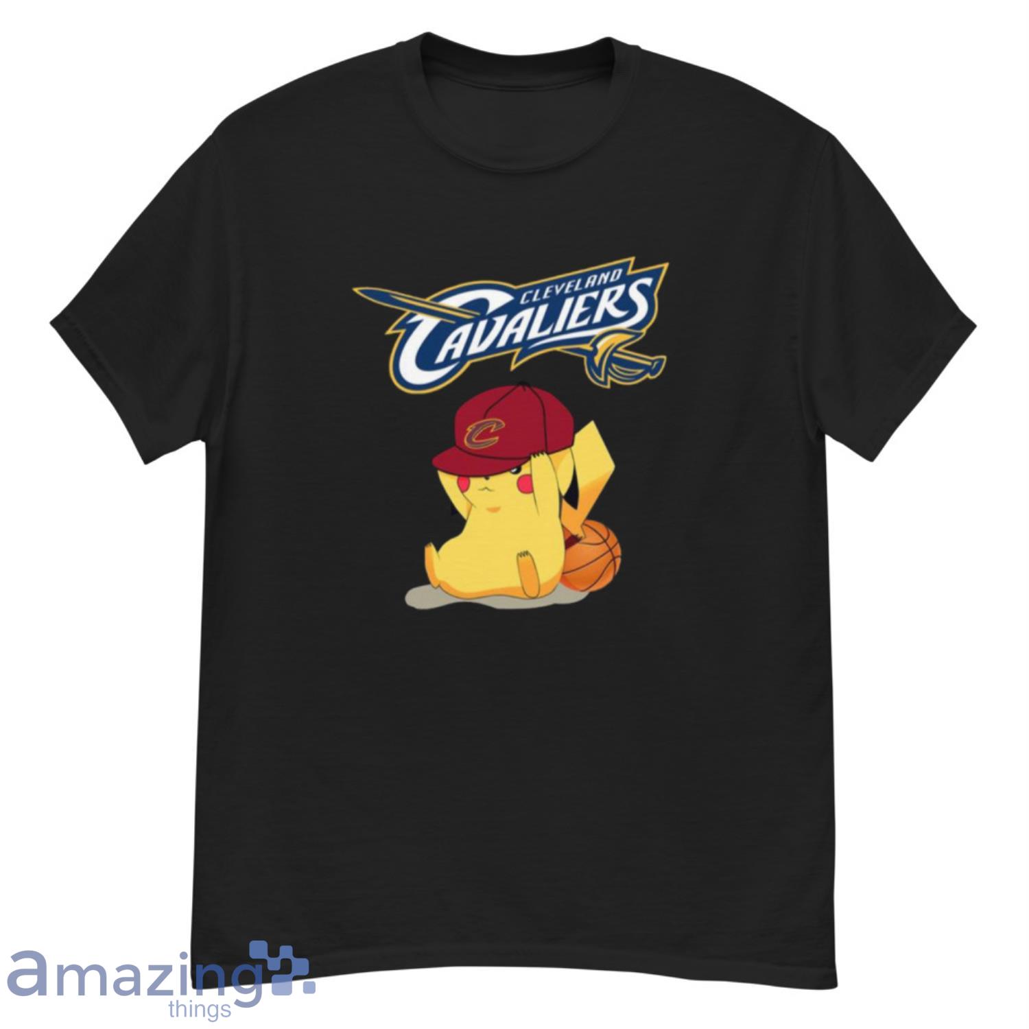 NBA Pikachu Basketball Sports Cleveland Cavaliers T Shirt - G500 Men’s Classic T-Shirt