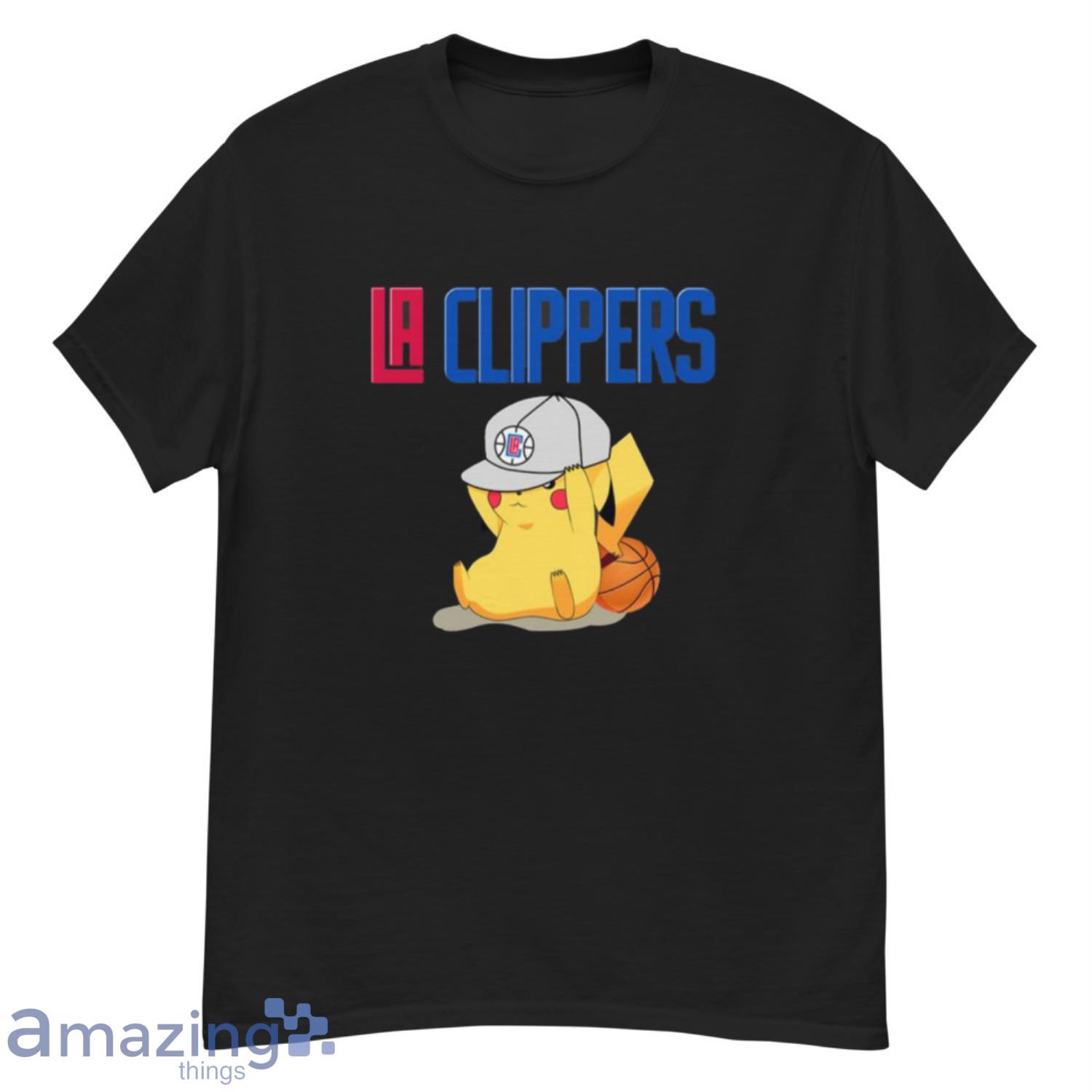 NBA Pikachu Basketball Sports Los Angeles Clippers T Shirt