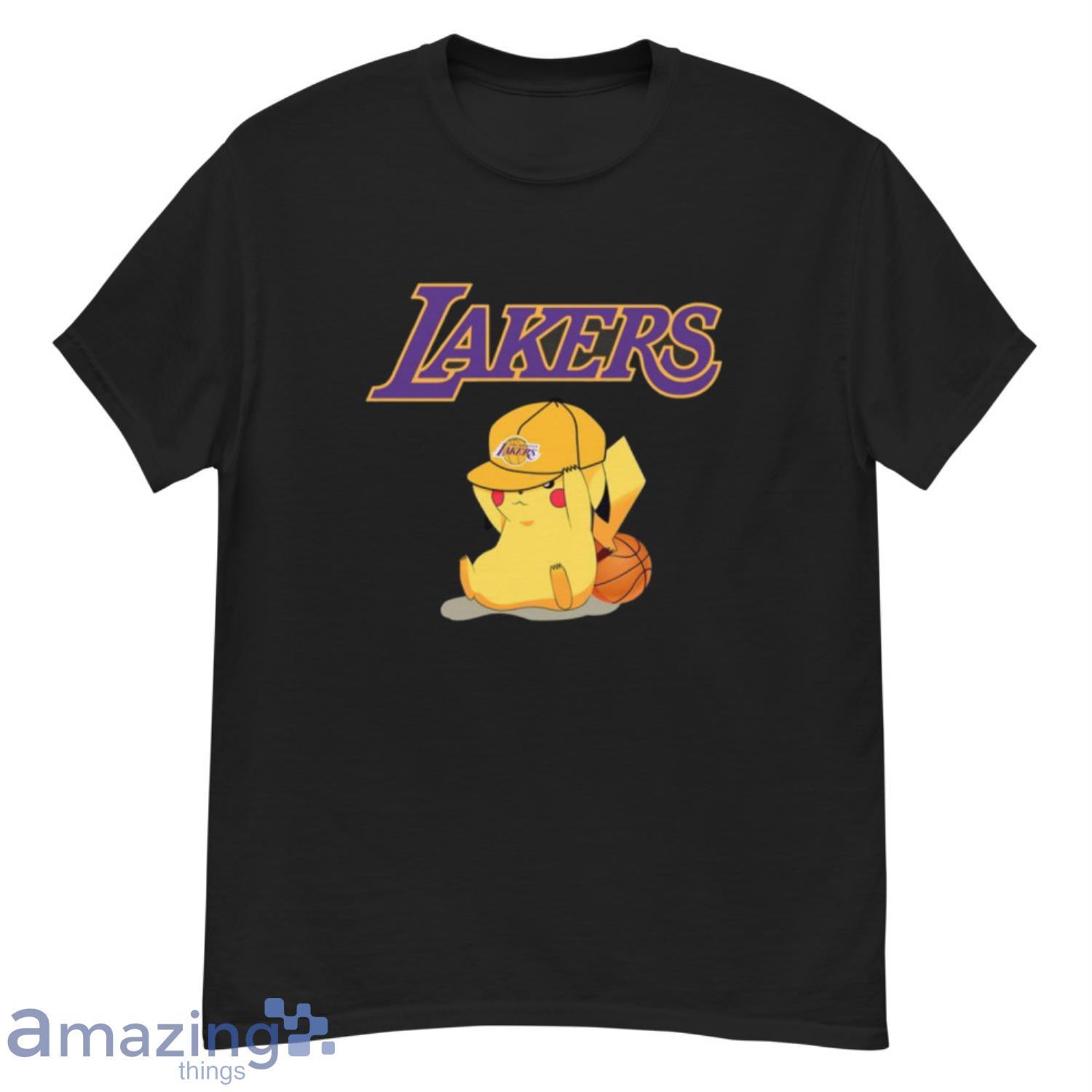 NBA Pikachu Basketball Sports Los Angeles Lakers T Shirt