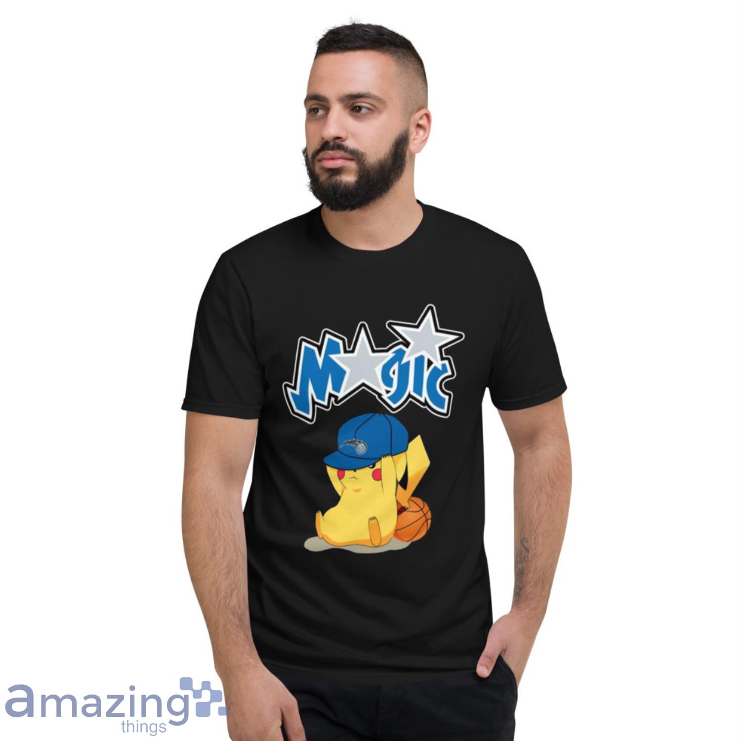 NBA Pikachu Basketball Sports Orlando Magic T Shirt image NBA Pikachu Basketball Sports Orlando Magic T Shirt - Short Sleeve T-Shirt