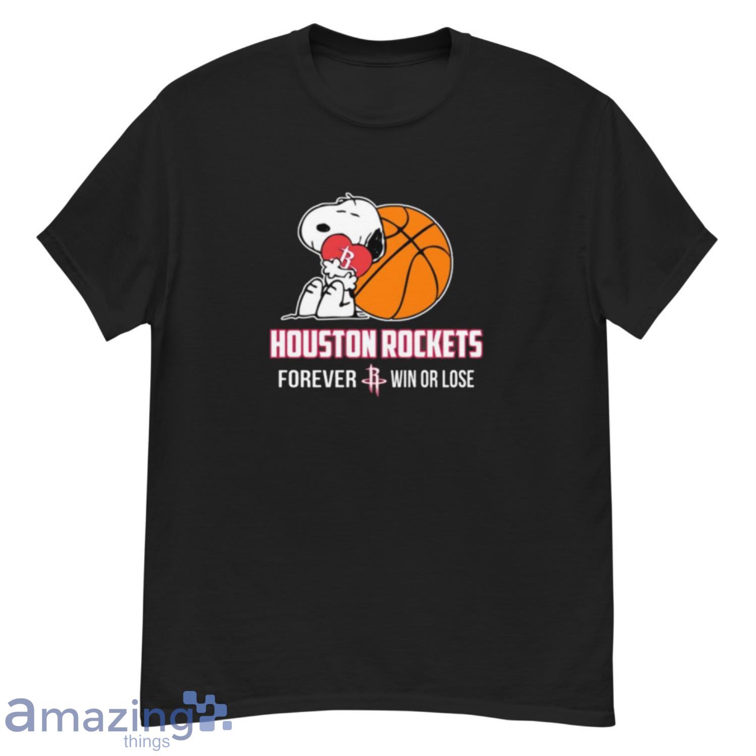 NBA The Peanuts Movie Snoopy Forever Win Or Lose Basketball Houston Rockets T Shirt - G500 Men’s Classic T-Shirt NBA The Peanuts Movie Snoopy Forever Win Or Lose Basketball Houston Rockets T Shirt - G500 Men’s Classic T-Shirt