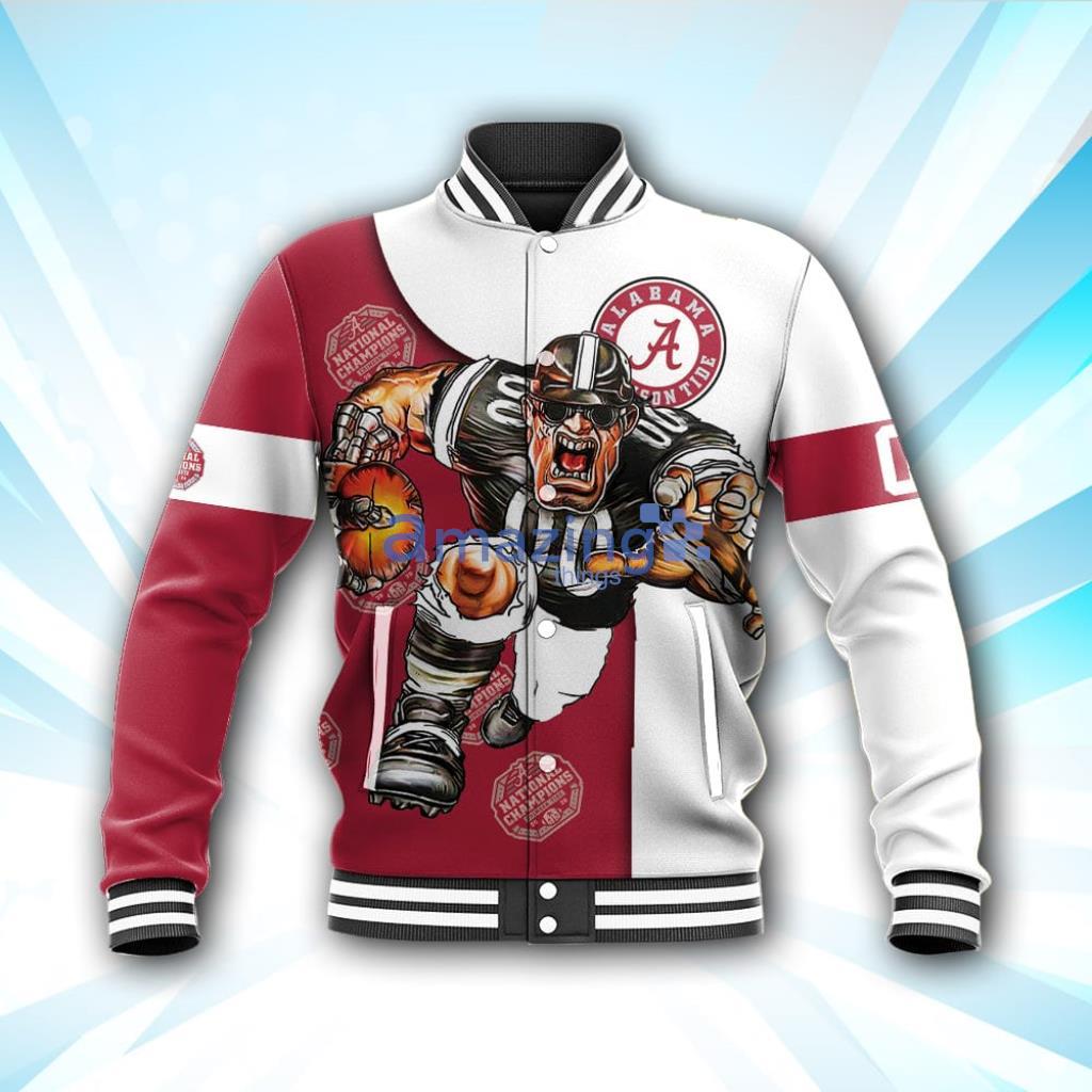 NCAA Alabama Crimson Tide Baseball Jacket Football Go On - NCAA Alabama Crimson Tide Baseball Jacket Football Go On