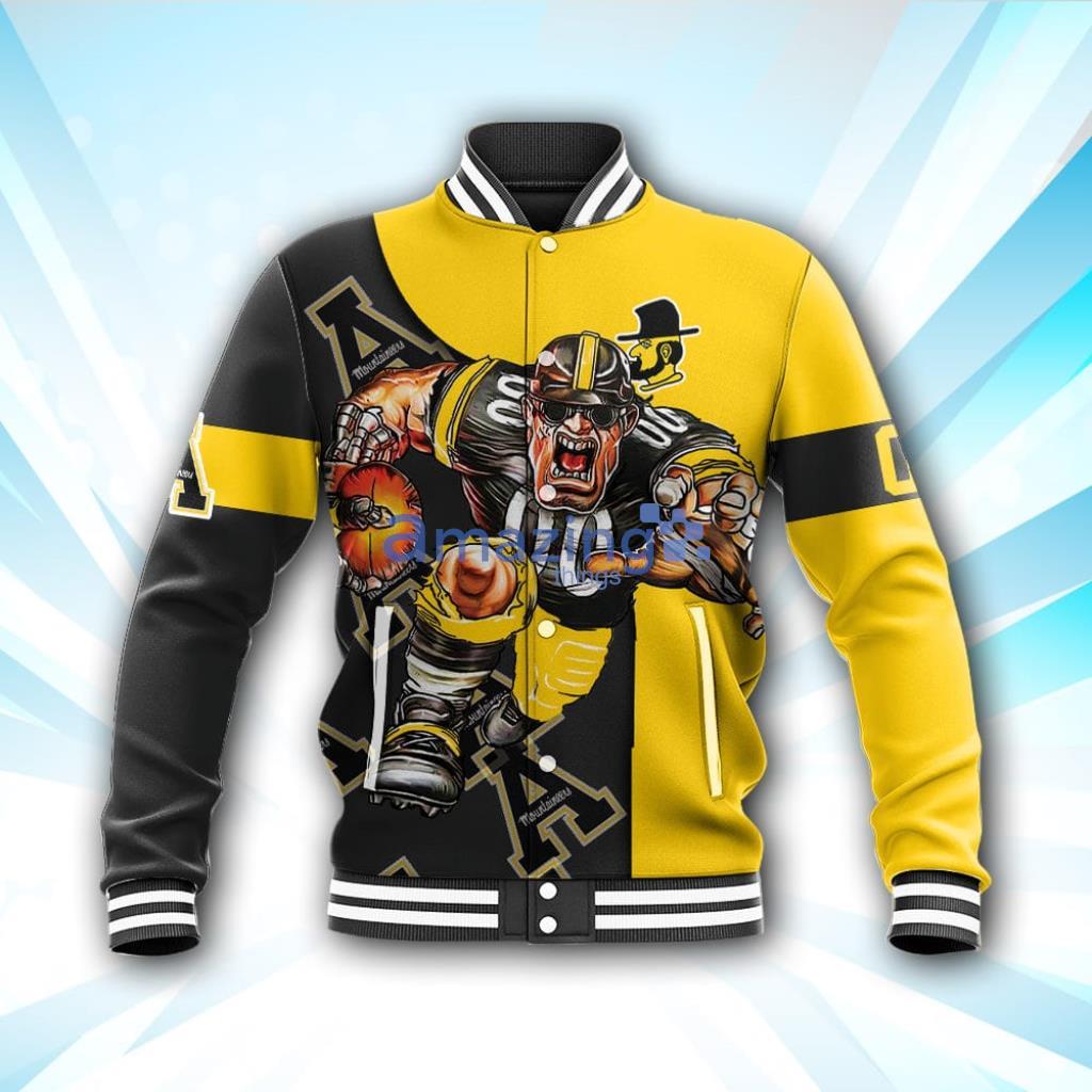 NCAA Appalachian State Mountaineers Baseball Jacket Football Go On - NCAA Appalachian State Mountaineers Baseball Jacket Football Go On