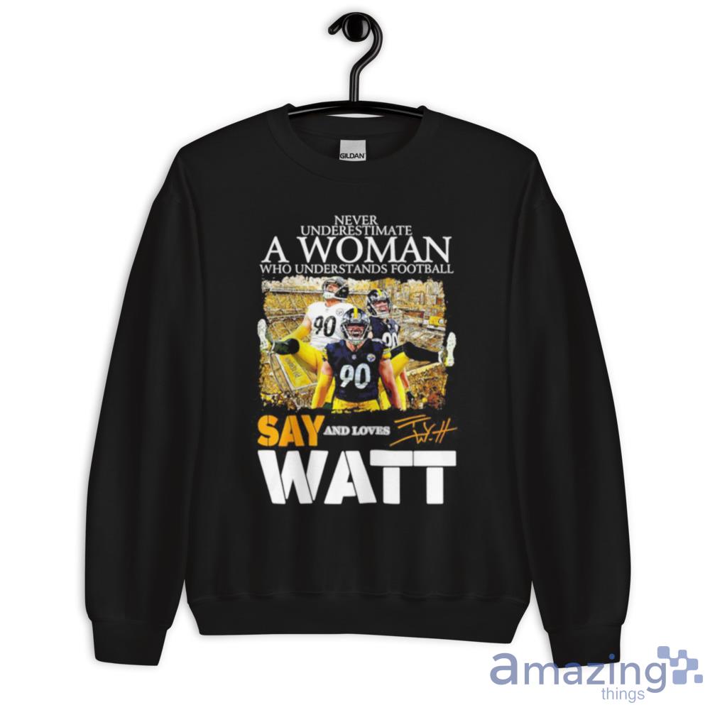 T J Watt Pittsburgh Steelers 3d Full Printing Unisex Hoodie T-shirt 