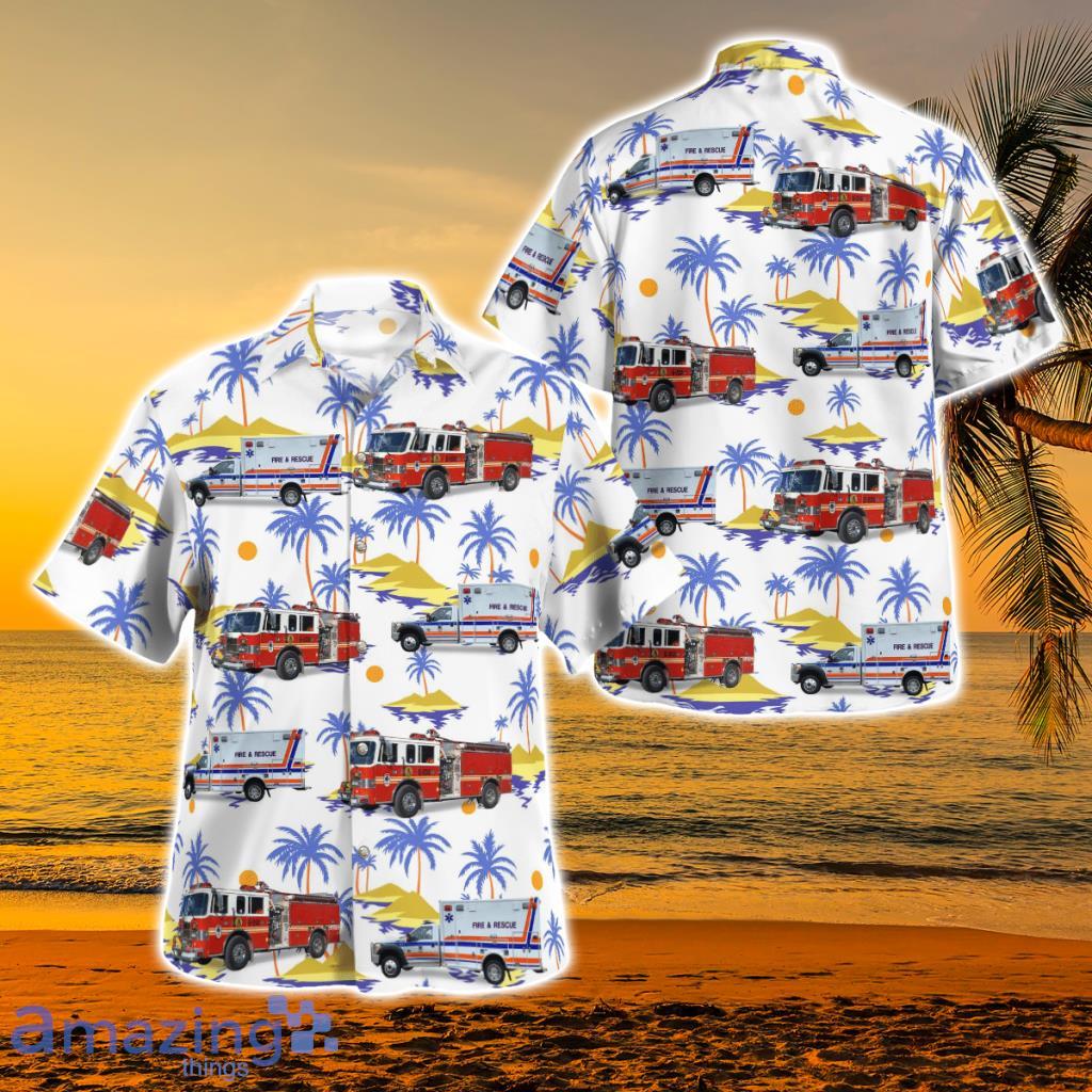 New Market Fire & Rescue, New Market, Virginia Hawaiian Shirt - New Market Fire & Rescue, New Market, Virginia Hawaiian Shirt
