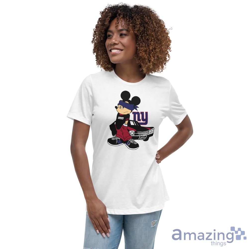 New York Giants Slogan G-men Mickey Mouse T-Shirt - T-shirts Low Price