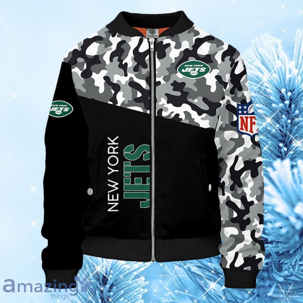 New York Jets NFL Green Bomber Jacket 3D