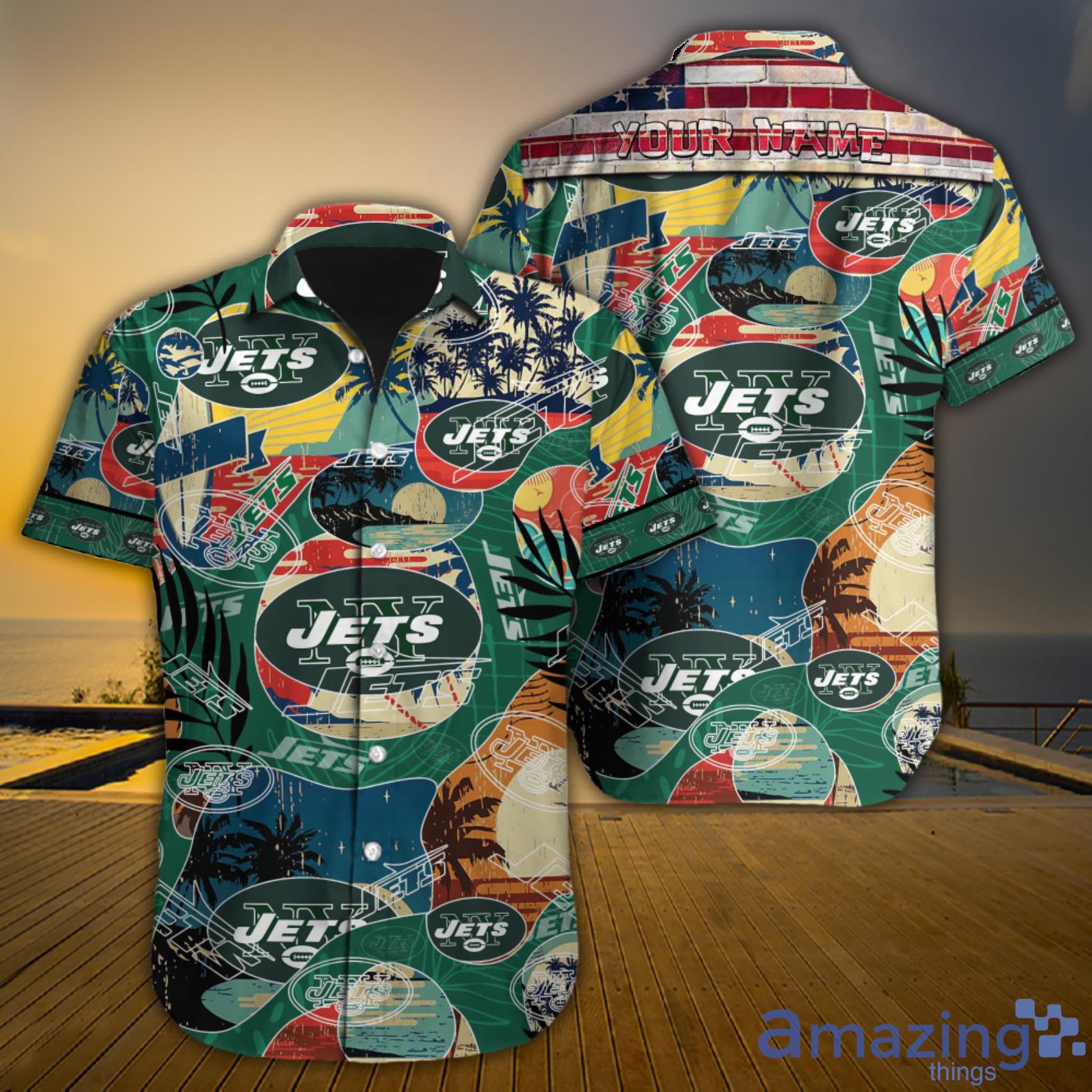 NFL New York Jets Tropical Hawaiian Shirt - Reallgraphics