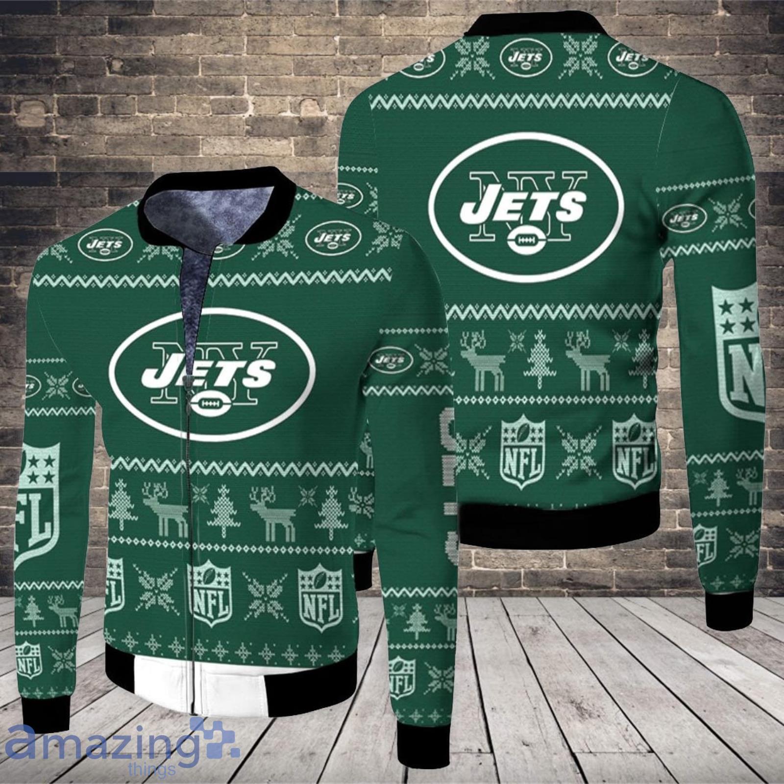 New York Jets NFL Christmas Personalized Hoodie Zipper Fleece